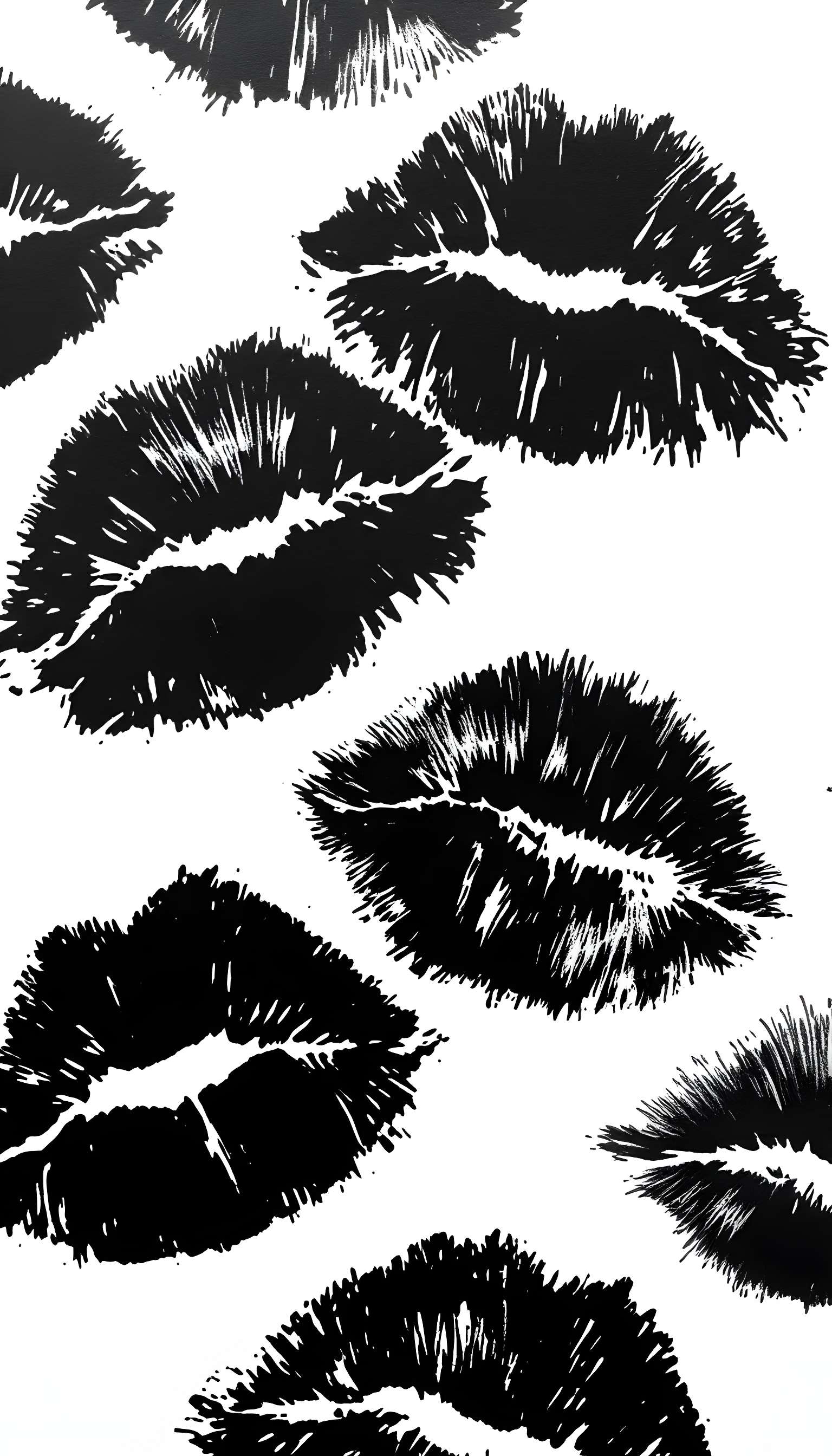 Bold Kiss Print Pattern Phone Case Bold Kiss Print Pattern Phone Case