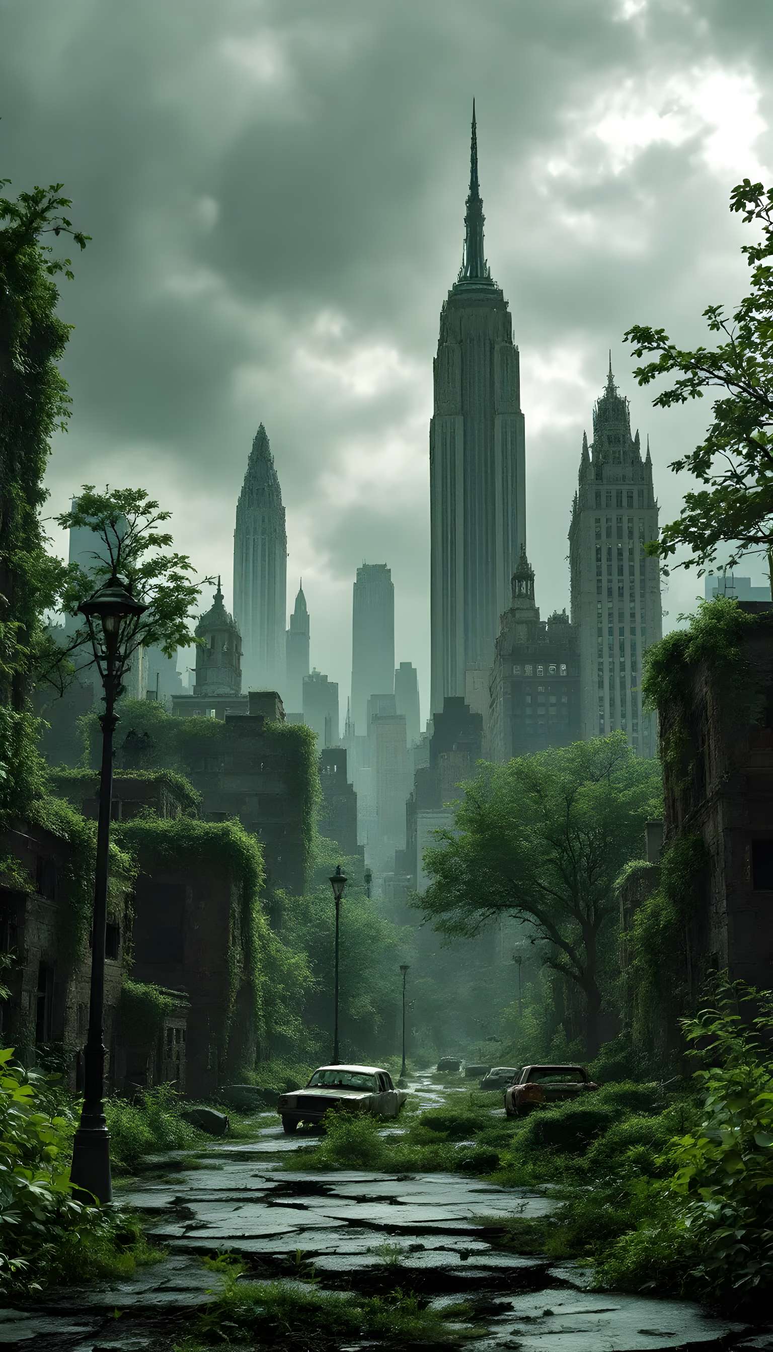 Overgrown Manhattan After Collapse Phone Case Overgrown Manhattan After Collapse Phone Case