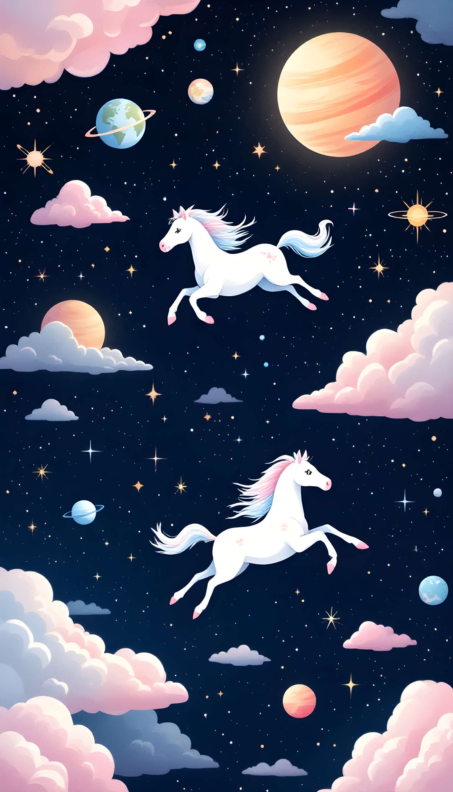 Celestial Unicorns Phone Case Celestial Unicorns Phone Case