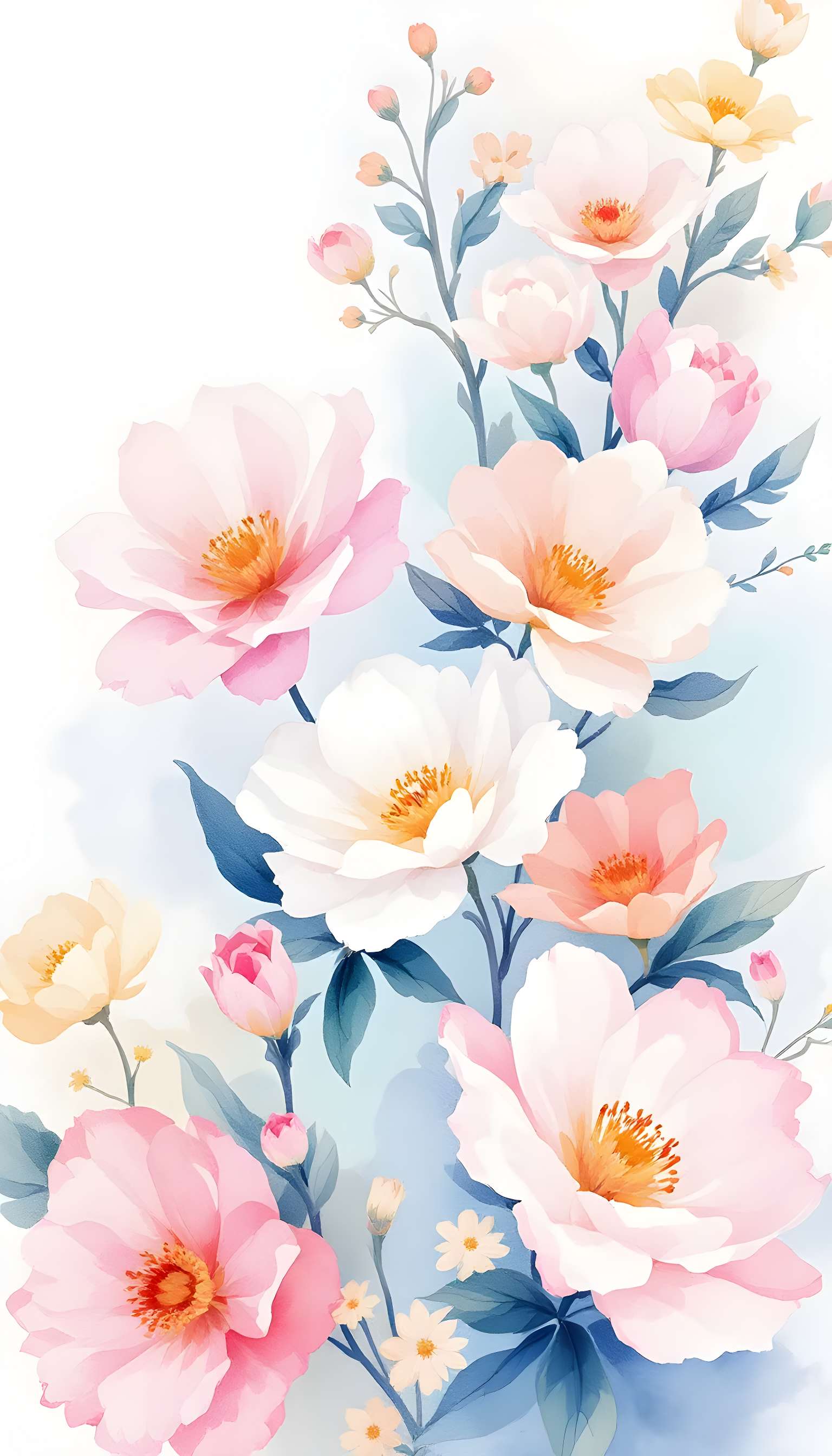 Delicate Watercolor Floral Arrangement Phone Case Delicate Watercolor Floral Arrangement Phone Case