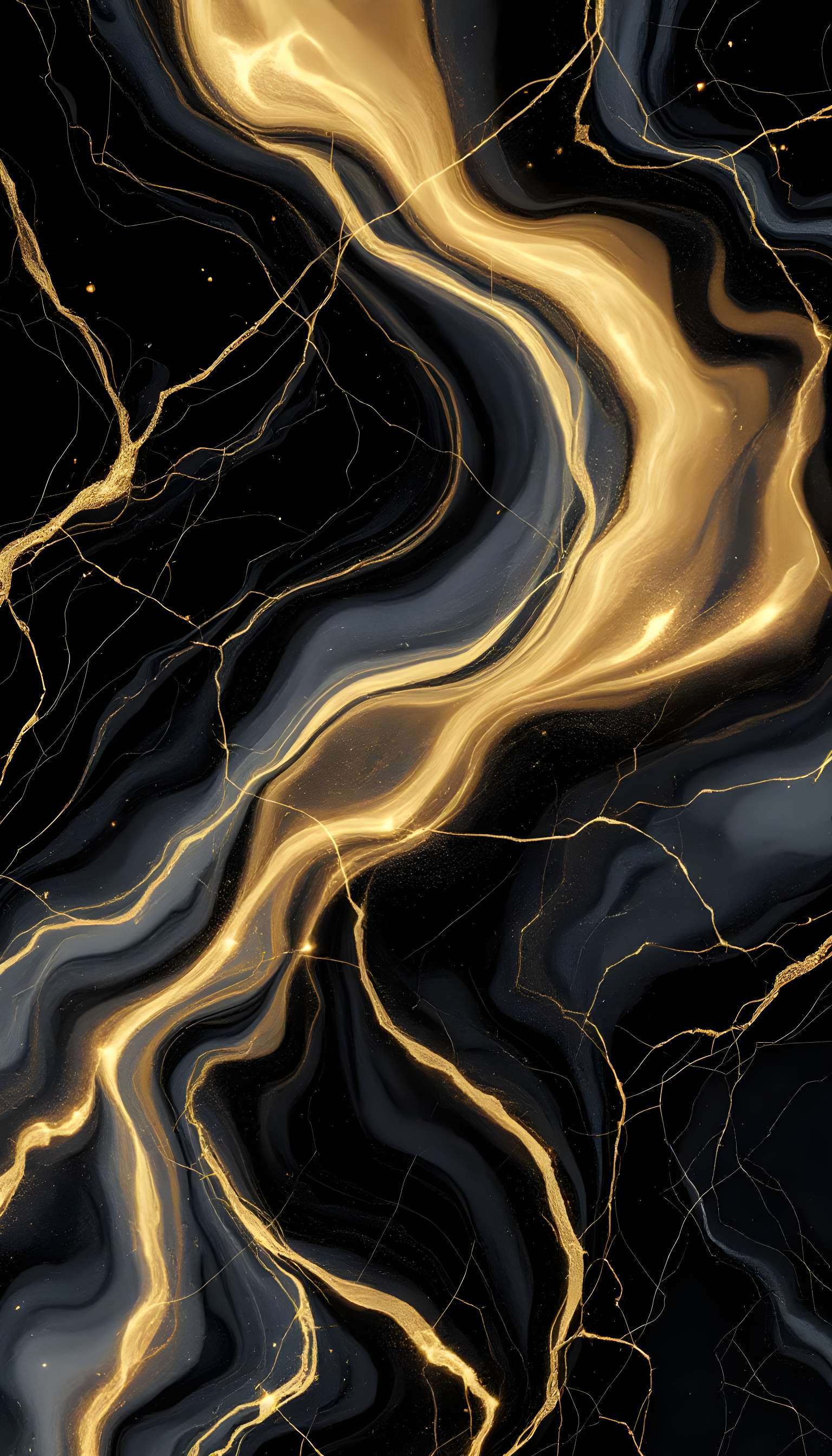 Luxurious Swirling Marble Design Phone Case