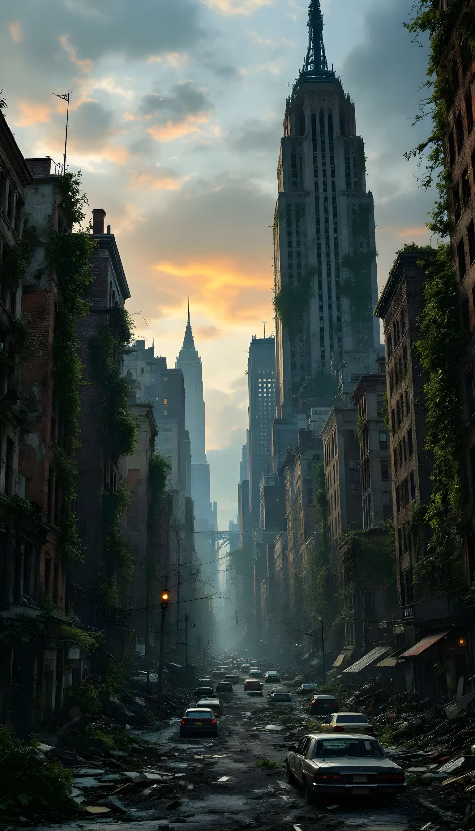 Post-Apocalyptic New York Landscape Phone Case Post-Apocalyptic New York Landscape Phone Case