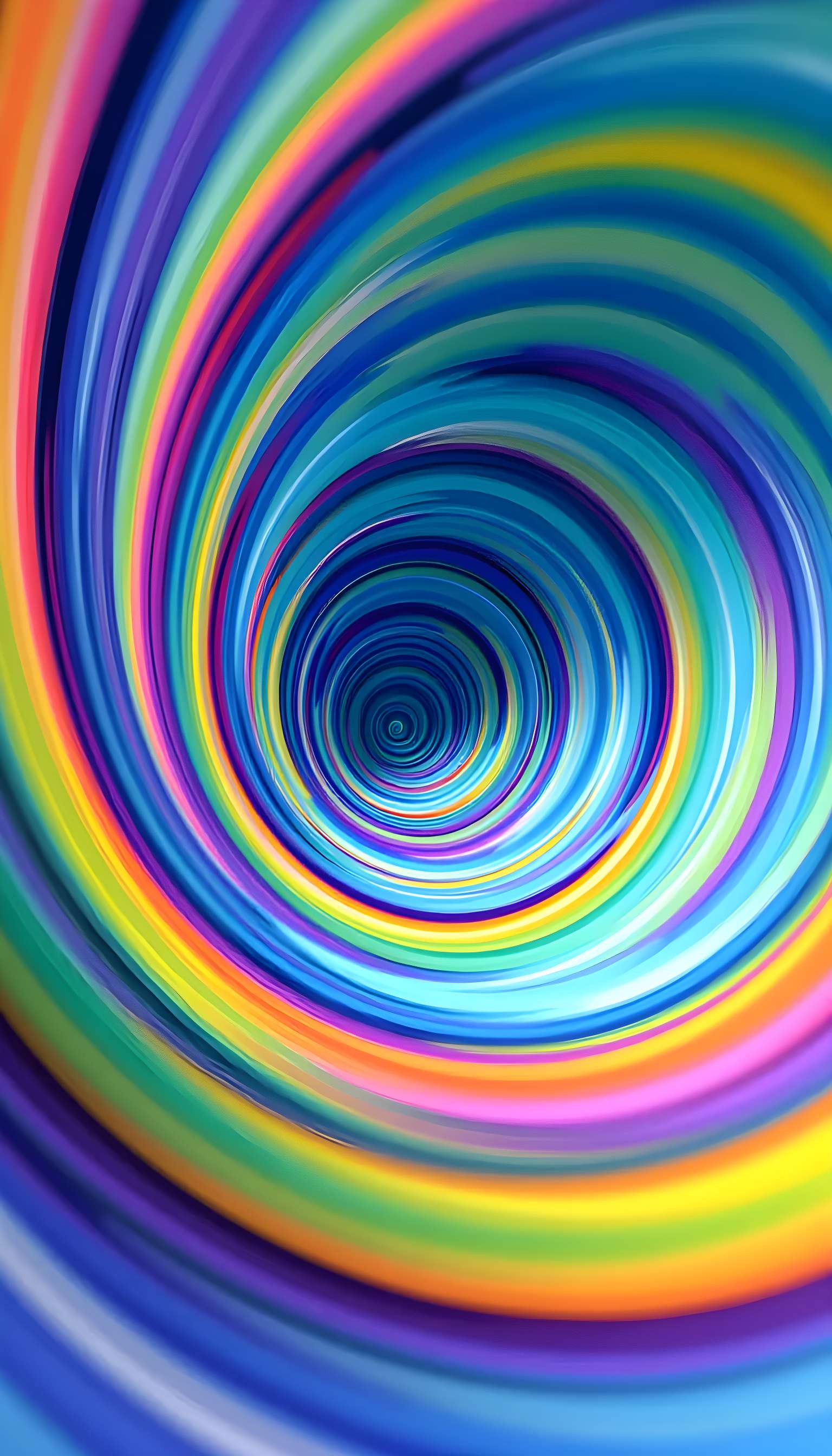 Vibrant Swirling Colors Design Phone Case