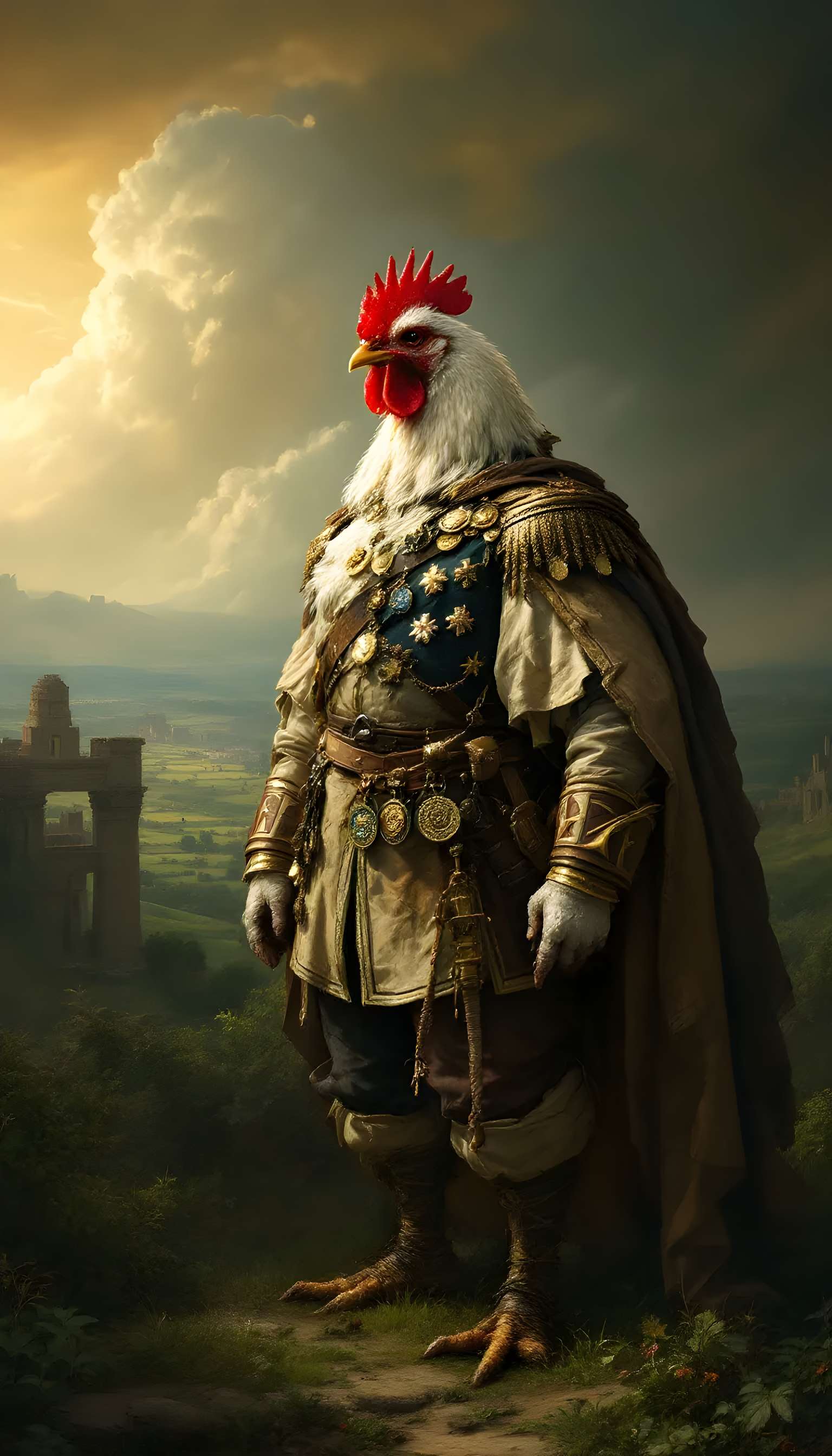 Regal Chicken War Veteran Phone Case