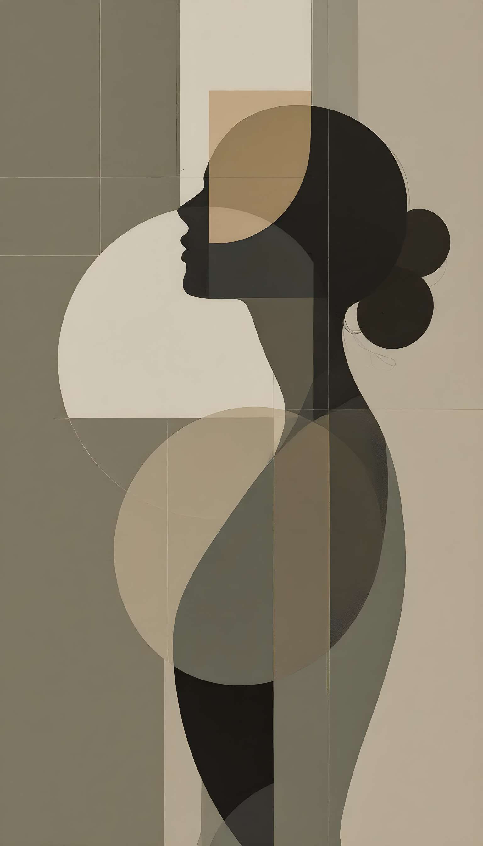 Minimalist Profile Portrait Phone Case