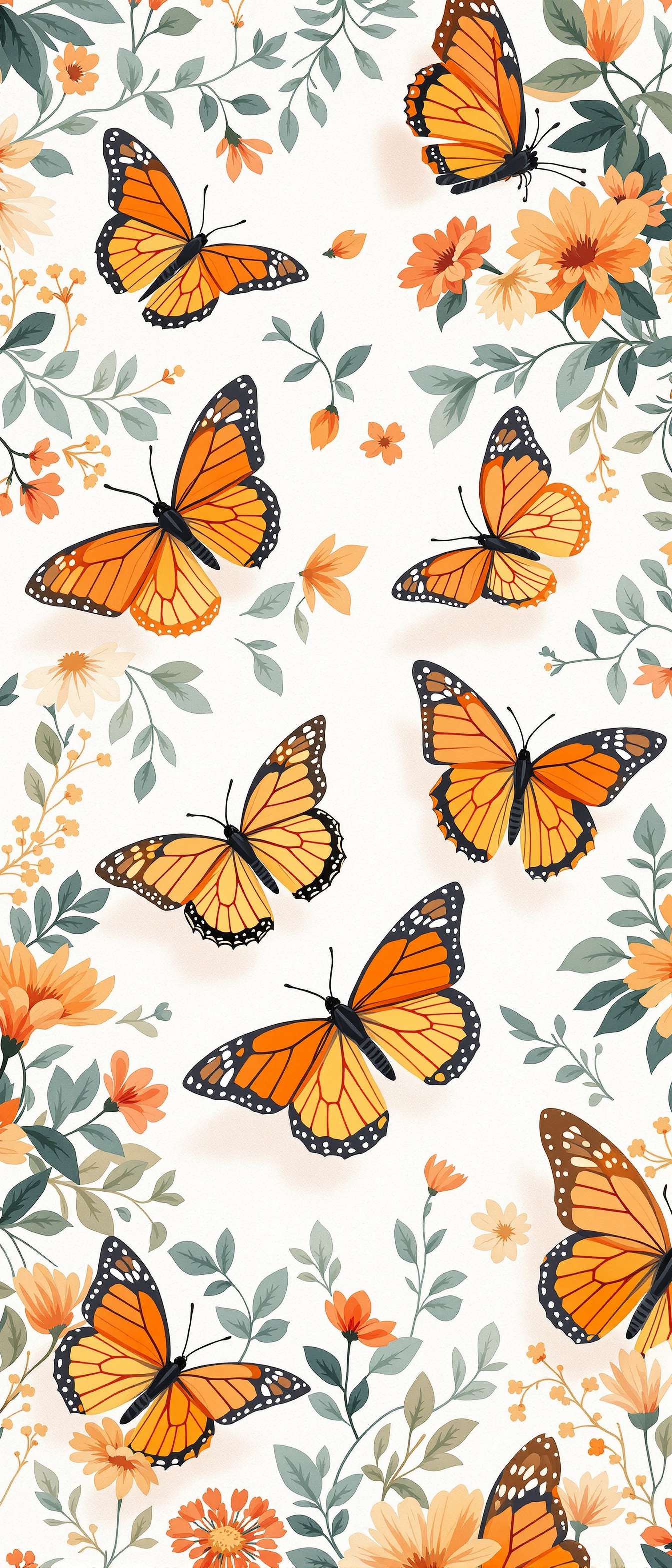 Vibrant Monarch Butterfly Phone Case Vibrant Monarch Butterfly Phone Case