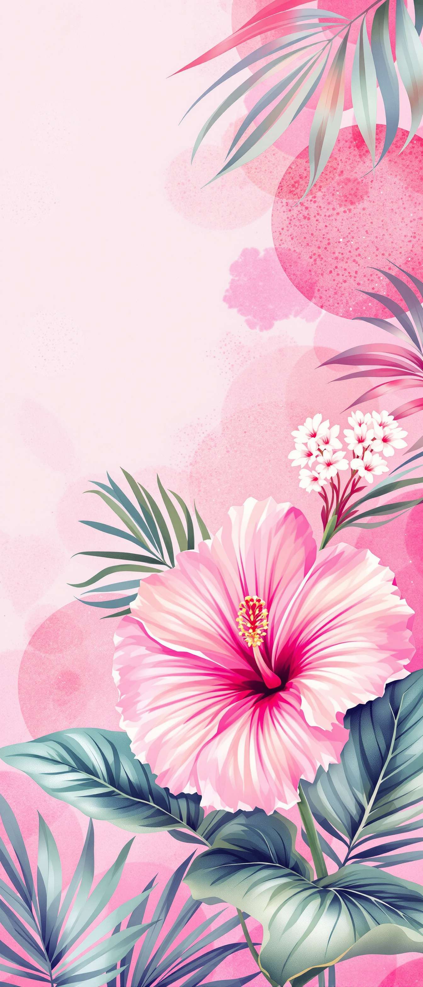 Tropical Hibiscus Phone Case