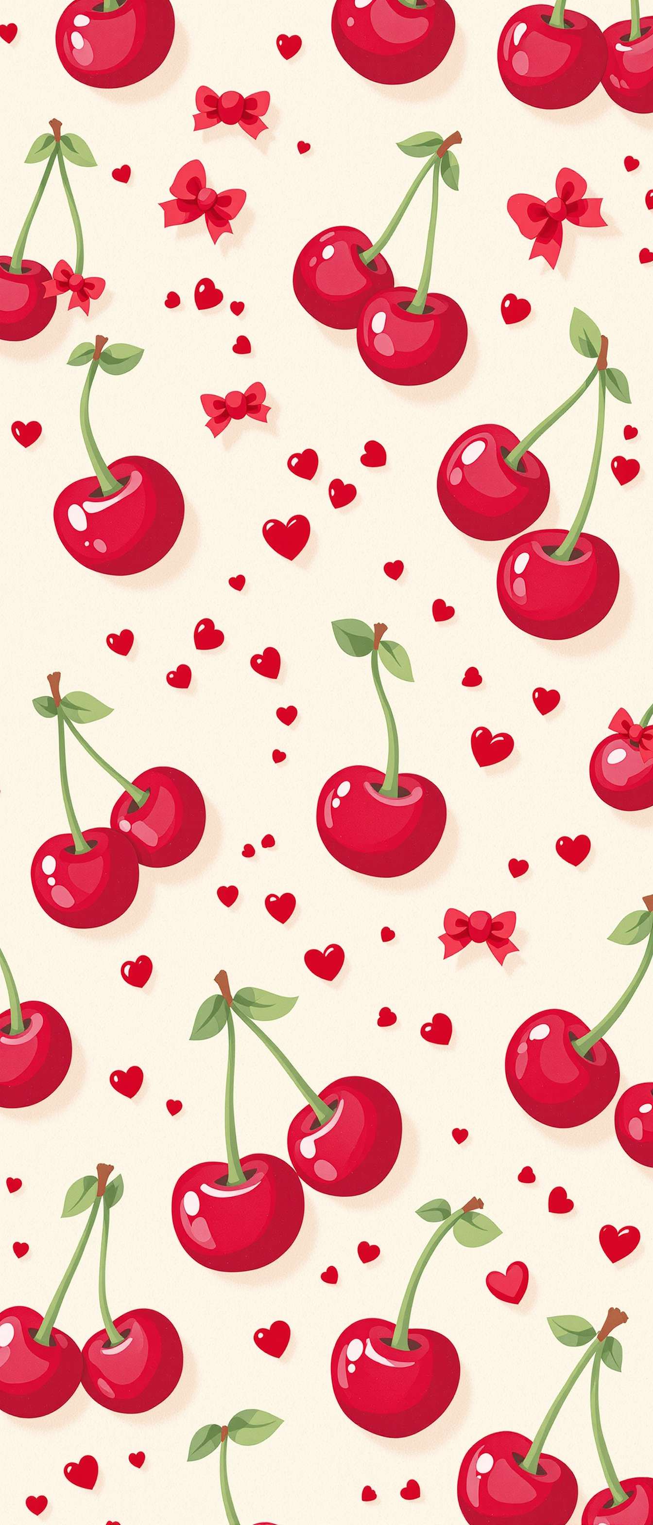 Kawaii Cherry Pattern Phone Case Kawaii Cherry Pattern Phone Case