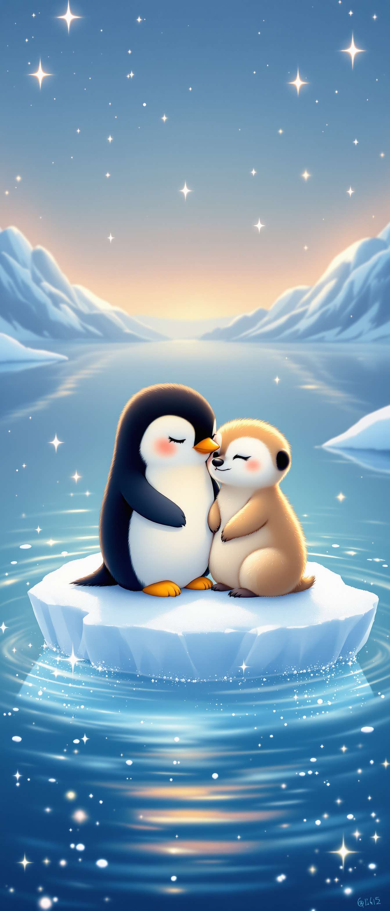 Adorable Love Among Animals Phone Case