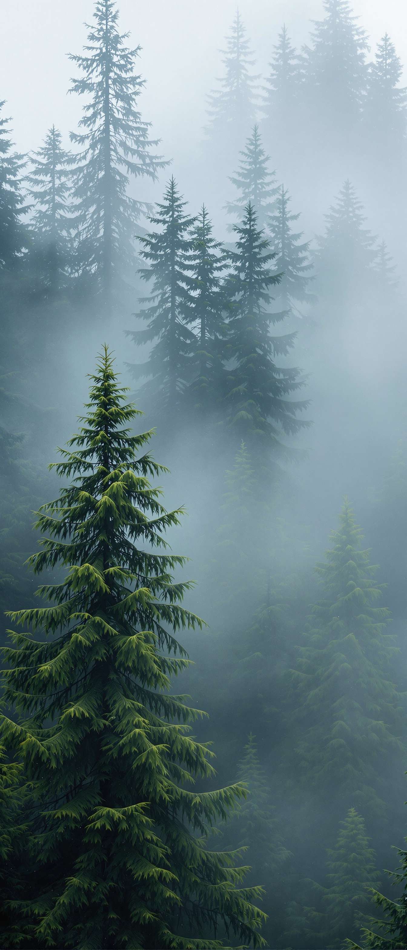 Foggy Scandinavian Forest Phone Case Foggy Scandinavian Forest Phone Case
