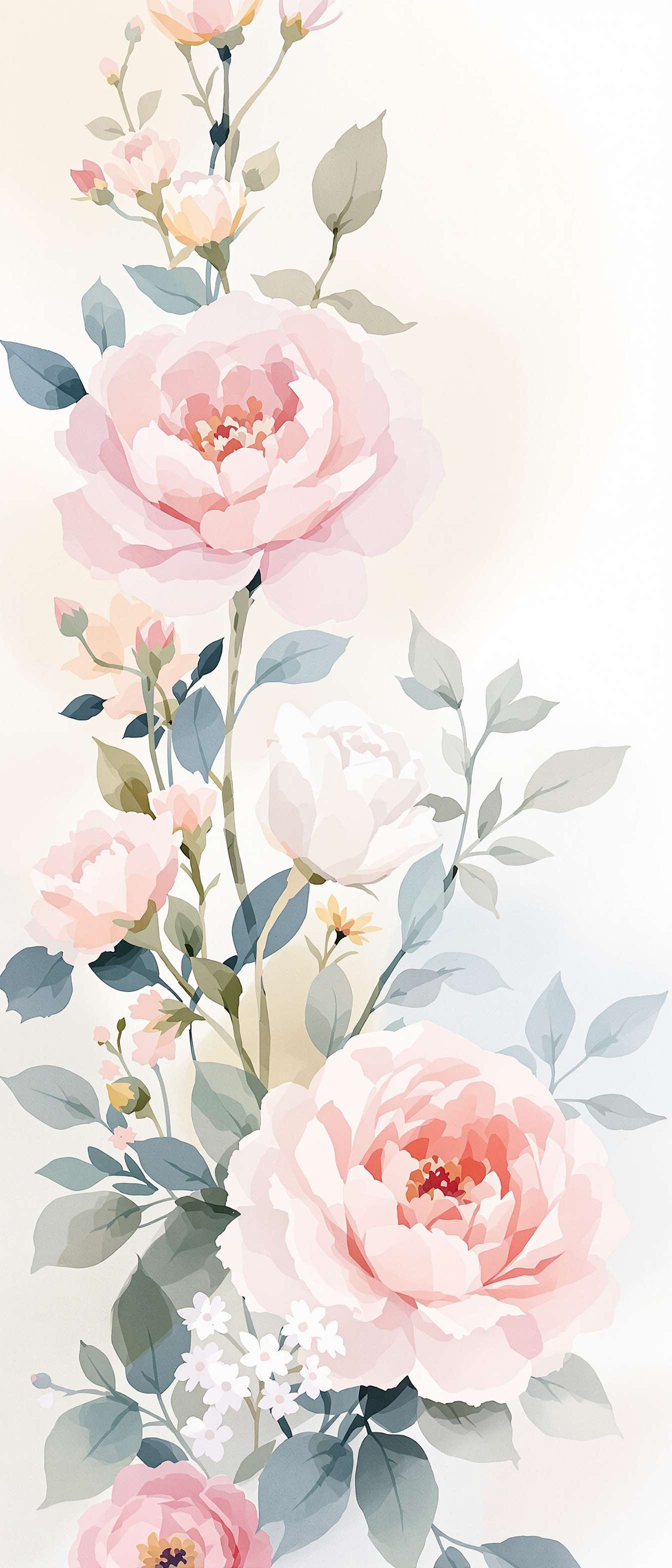 Delicate Watercolor Flowers Design Phone Case Delicate Watercolor Flowers Design Phone Case