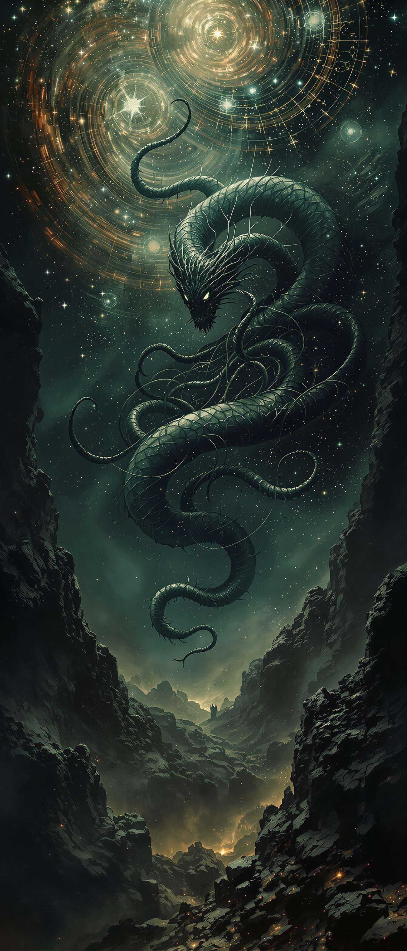 Cosmic Abyssal Serpent Phone Case Cosmic Abyssal Serpent Phone Case