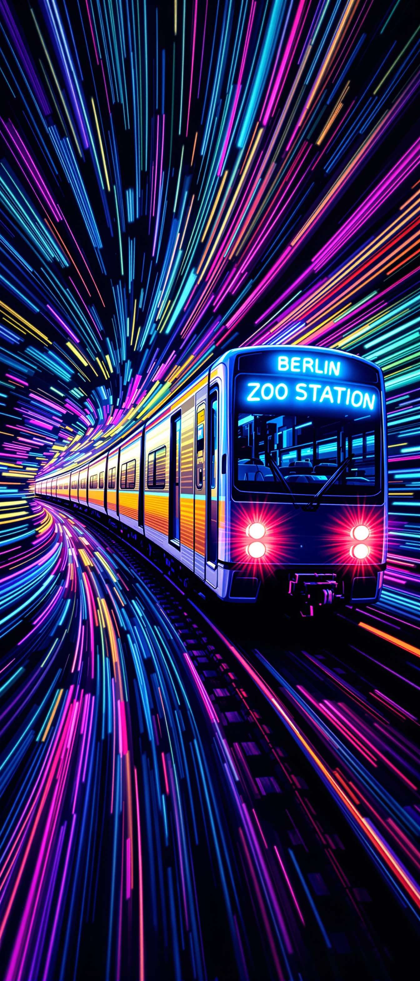 Vibrant Berlin U-Bahn Motion Phone Case Vibrant Berlin U-Bahn Motion Phone Case