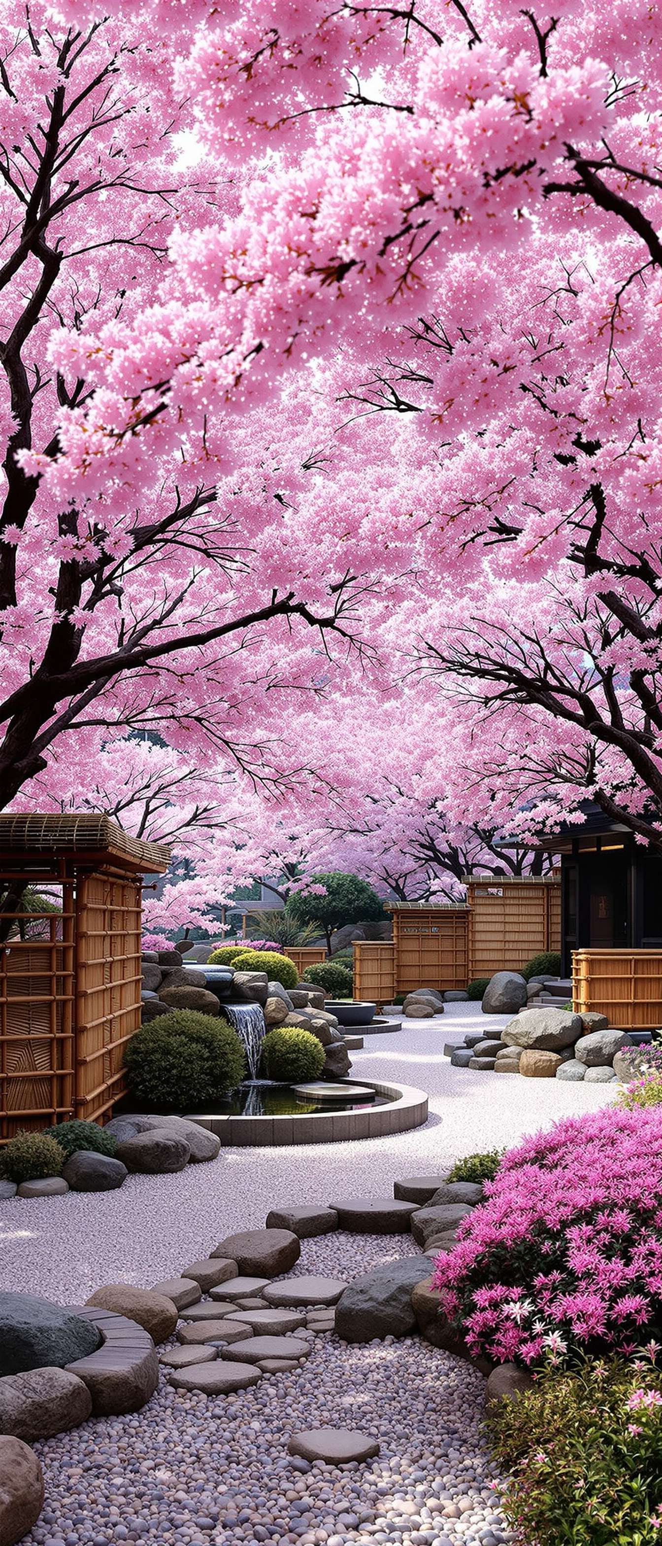 Serene Cherry Blossom Garden Phone Case Serene Cherry Blossom Garden Phone Case