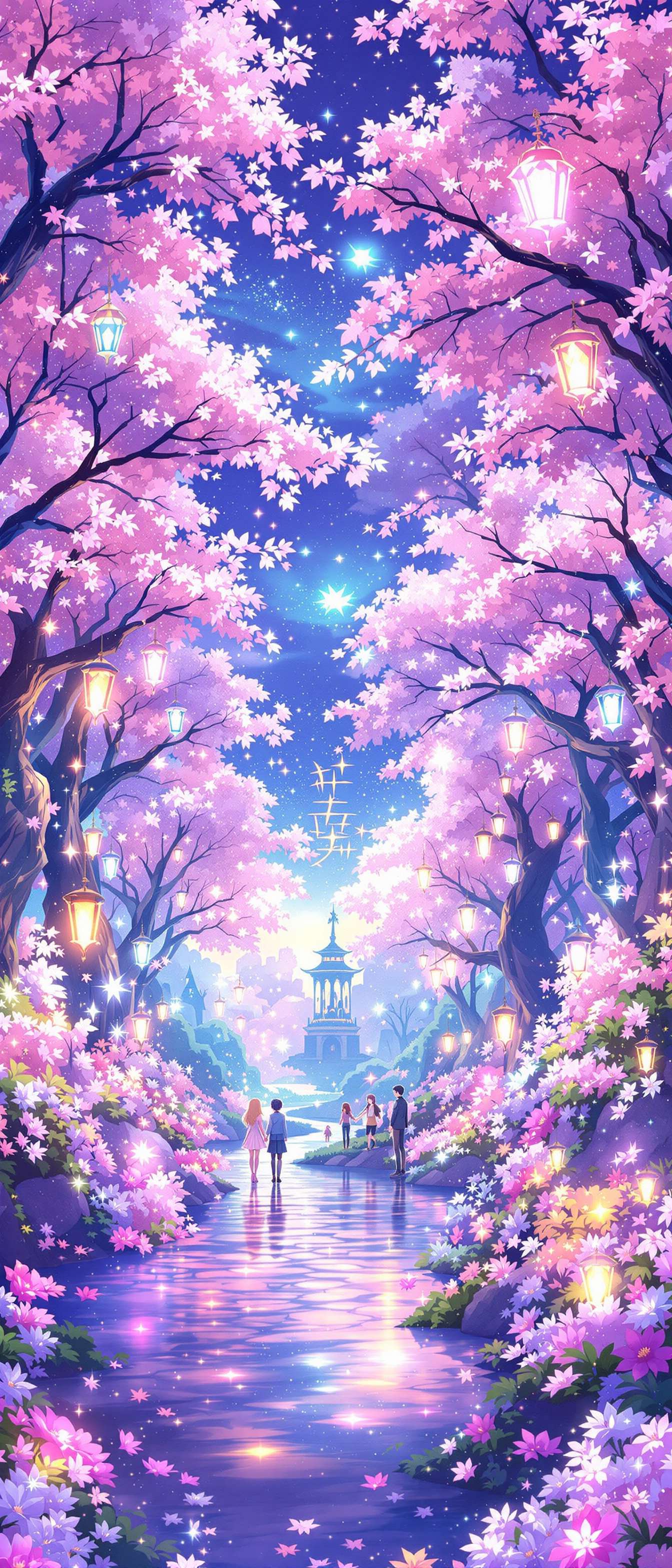Serene Cherry Blossom Path Phone Case Serene Cherry Blossom Path Phone Case