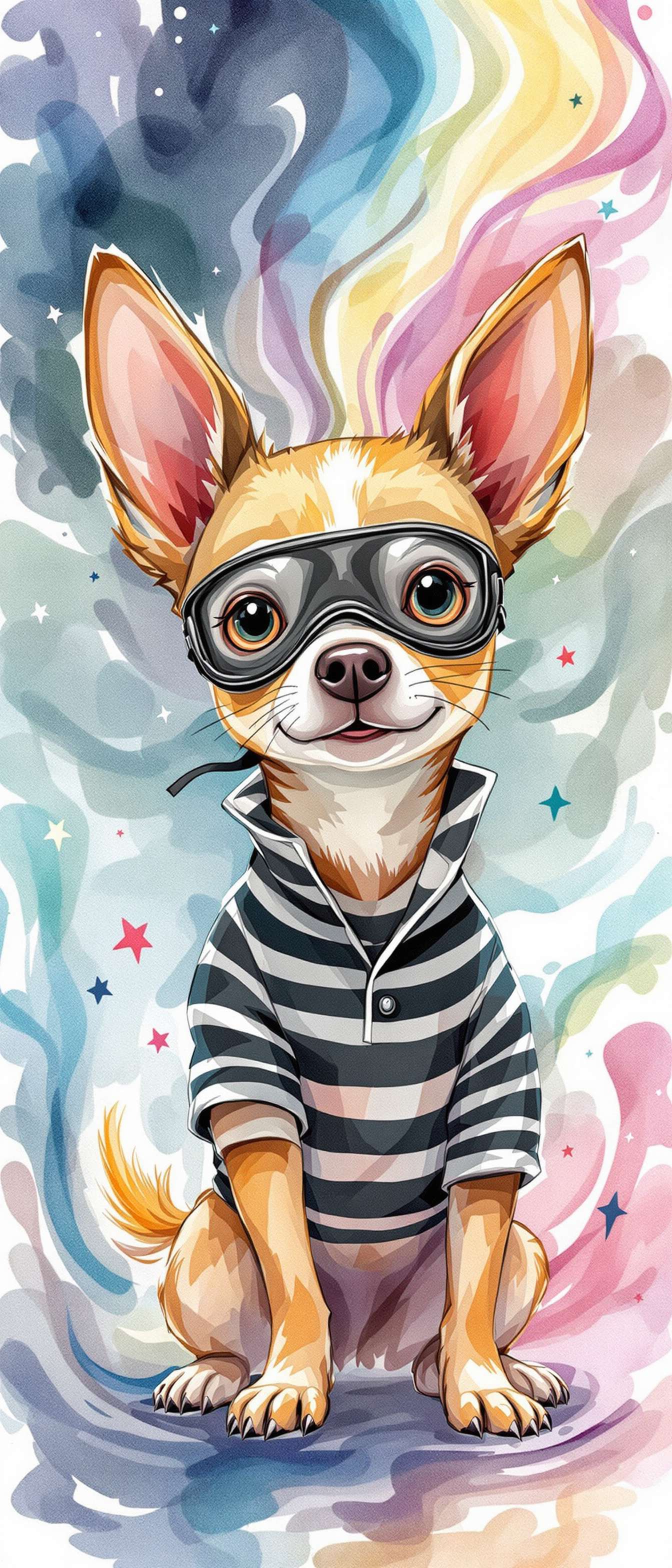 Playful Bank Robber Chihuahua Phone Case Playful Bank Robber Chihuahua Phone Case