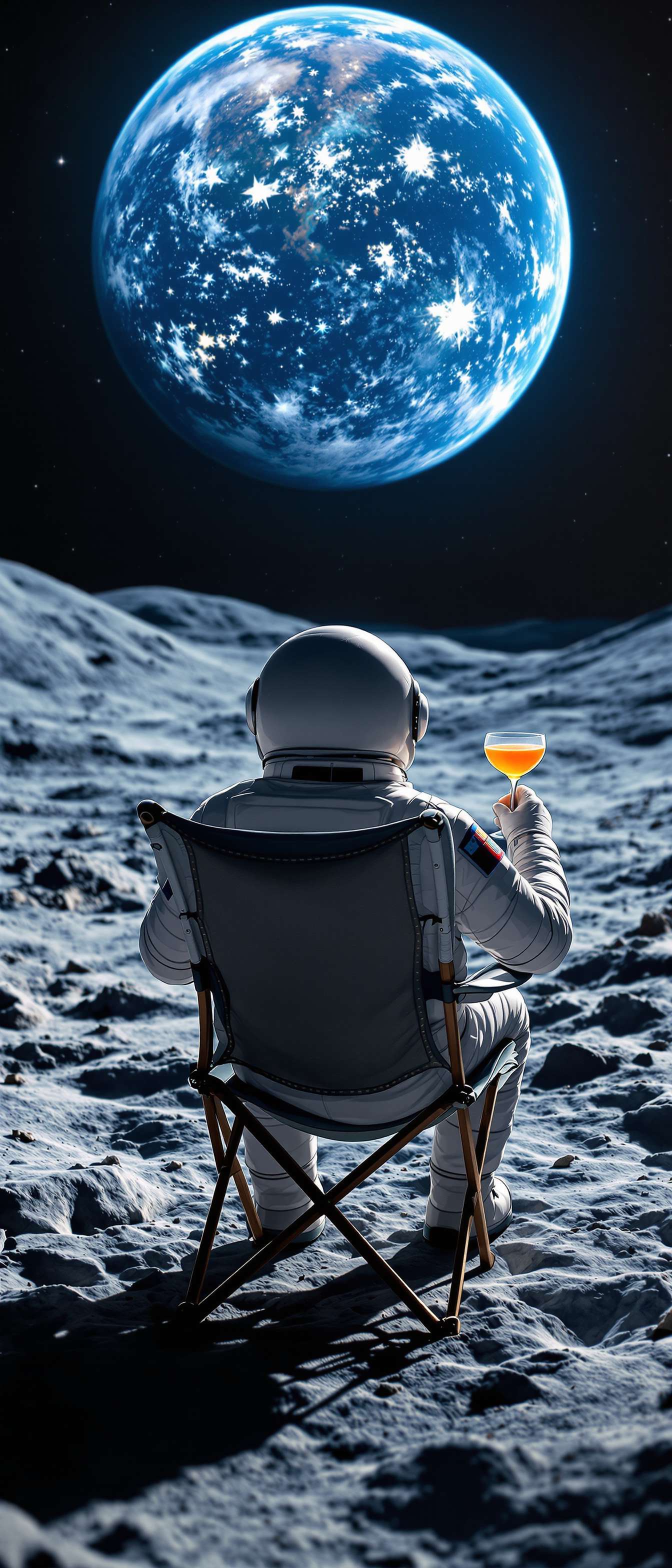 Astronaut Enjoying a Cocktail Phone Case Astronaut Enjoying a Cocktail Phone Case