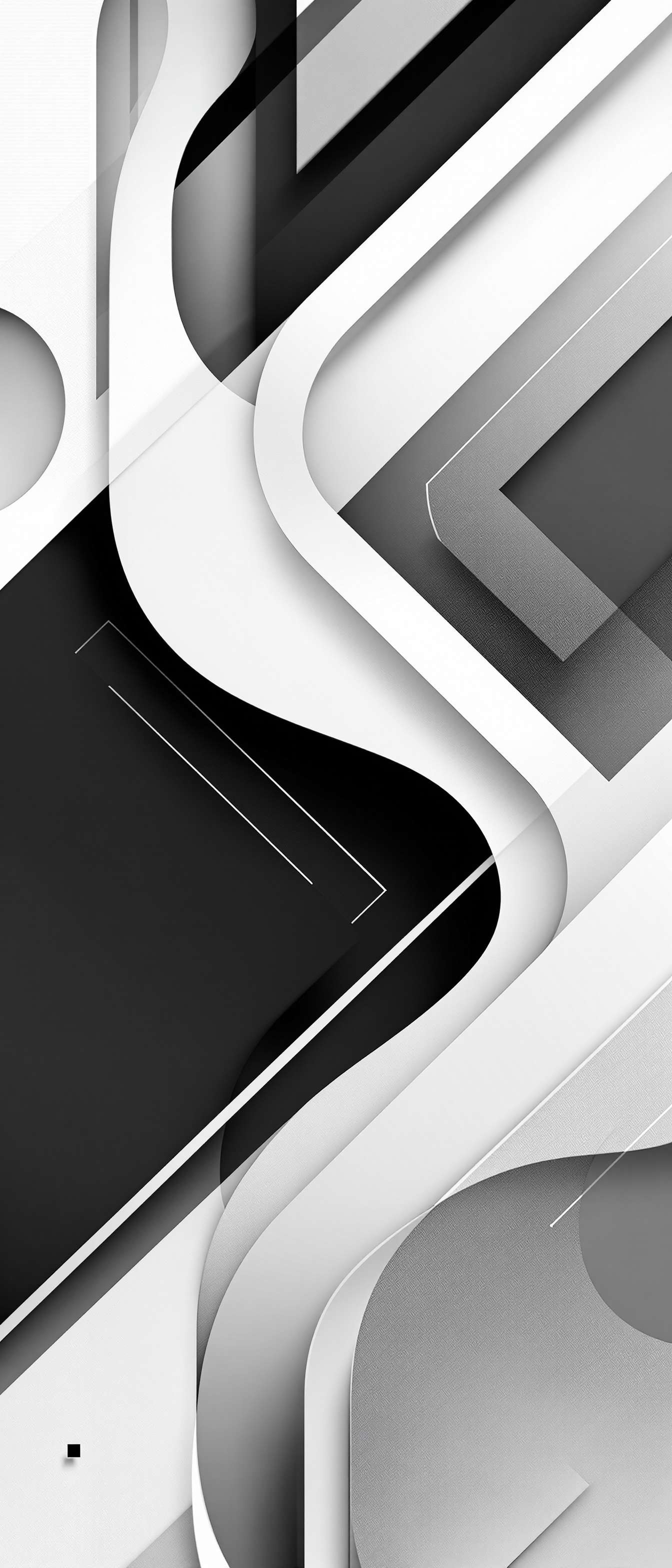Monochrome Abstract Layers Design Phone Case Monochrome Abstract Layers Design Phone Case