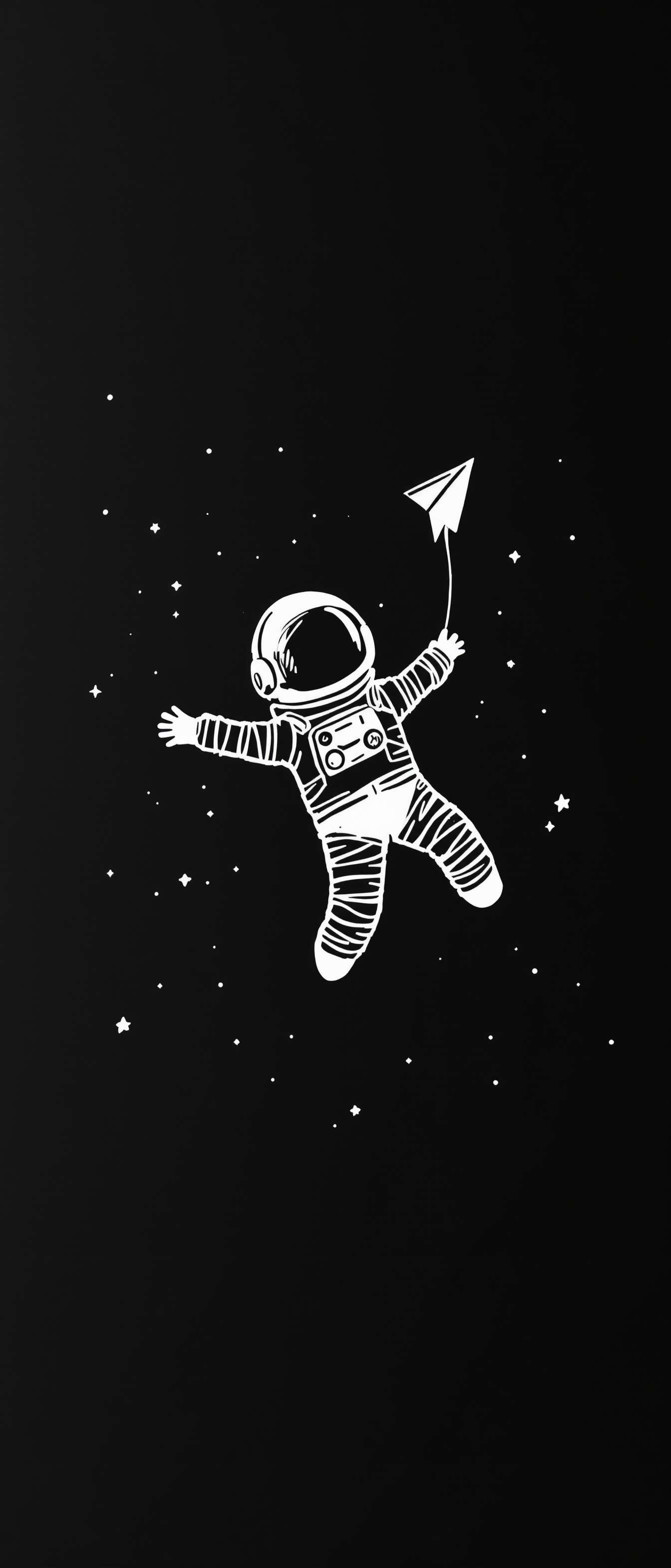 Minimalist Cosmic Astronaut Phone Case