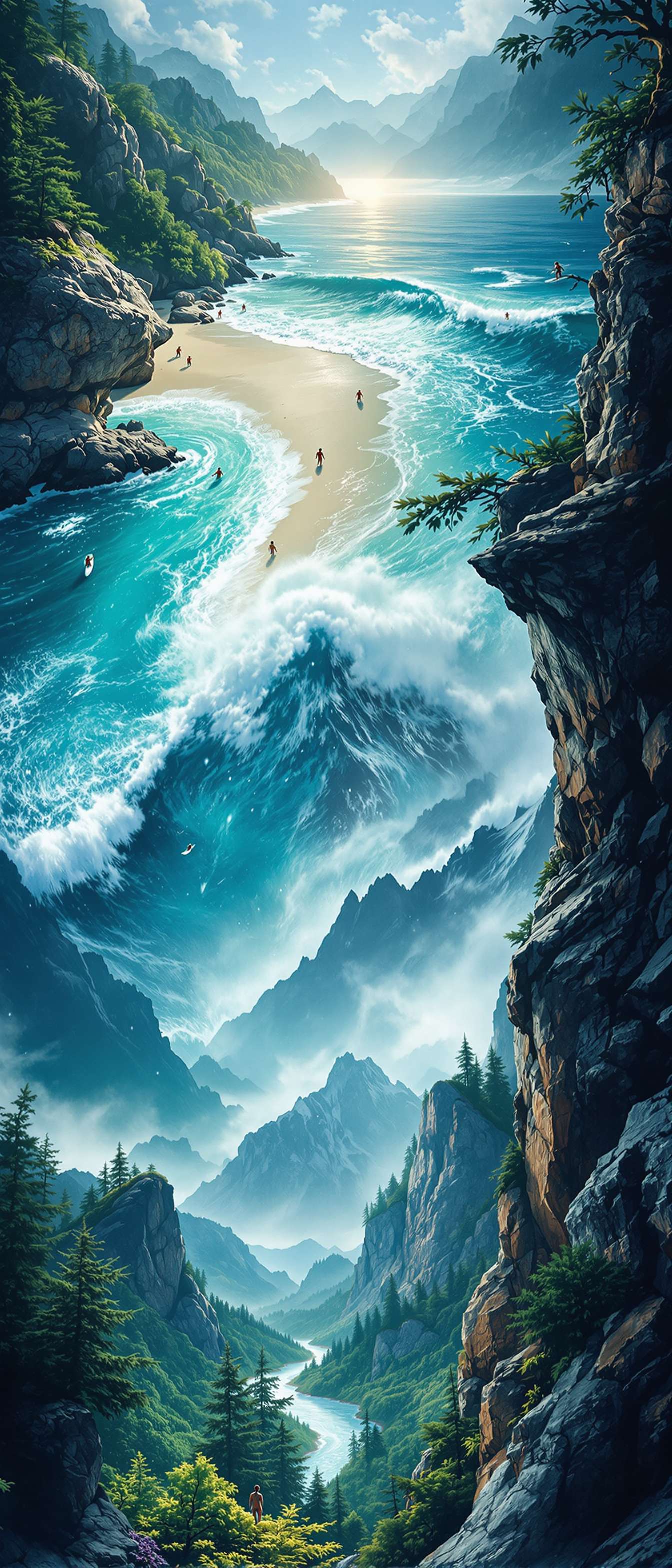 Majestic Coastal Adventure Landscape Phone Case Majestic Coastal Adventure Landscape Phone Case