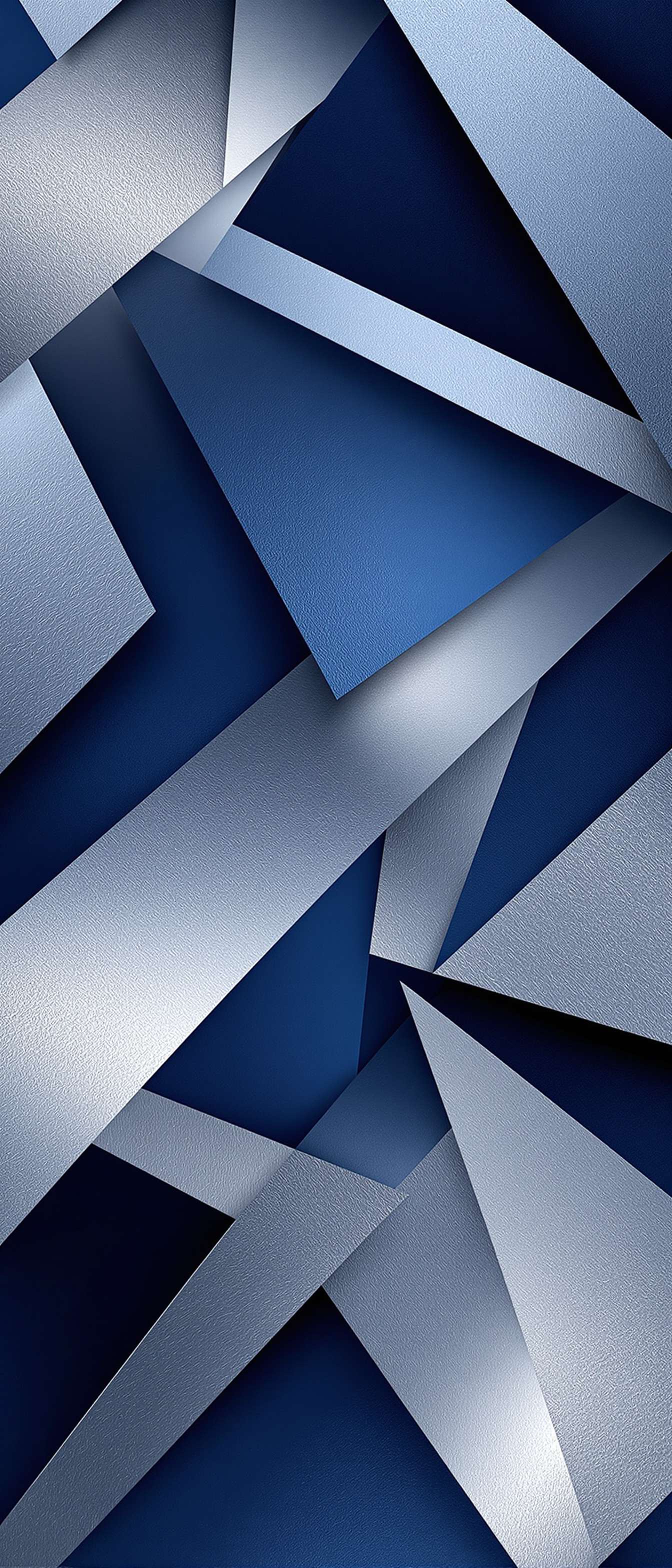 Geometric Metallic Blue Layers Phone Case Geometric Metallic Blue Layers Phone Case