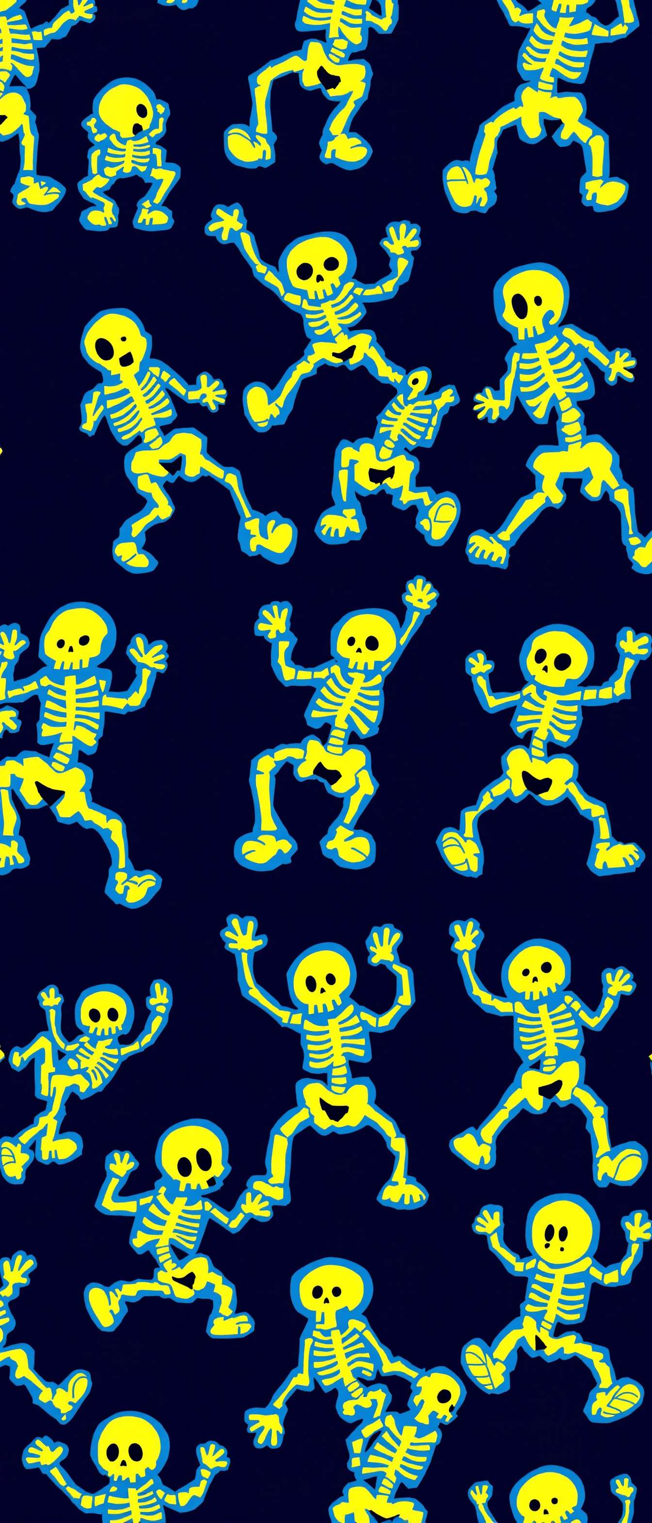 Dancing Skeletons Phone Case Design