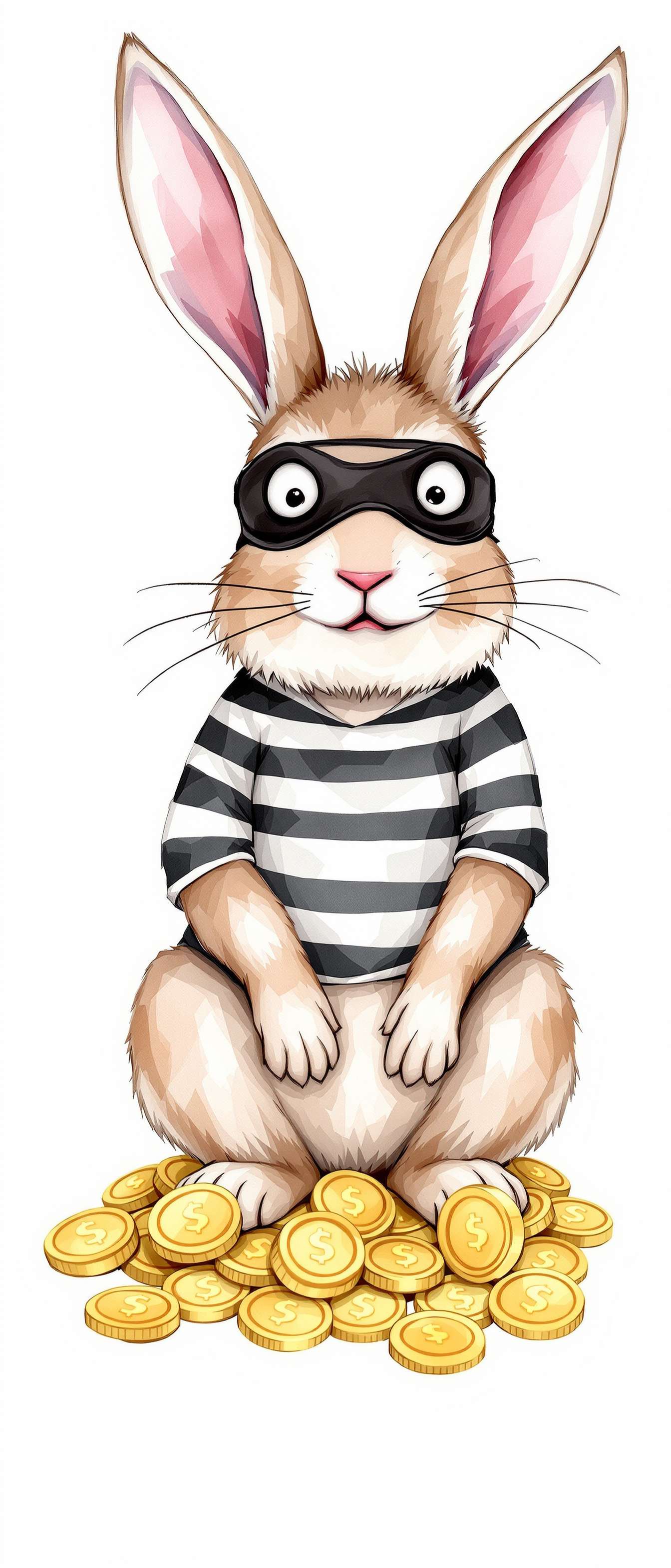 Bank Robber Rabbit Design Phone Case Bank Robber Rabbit Design Phone Case