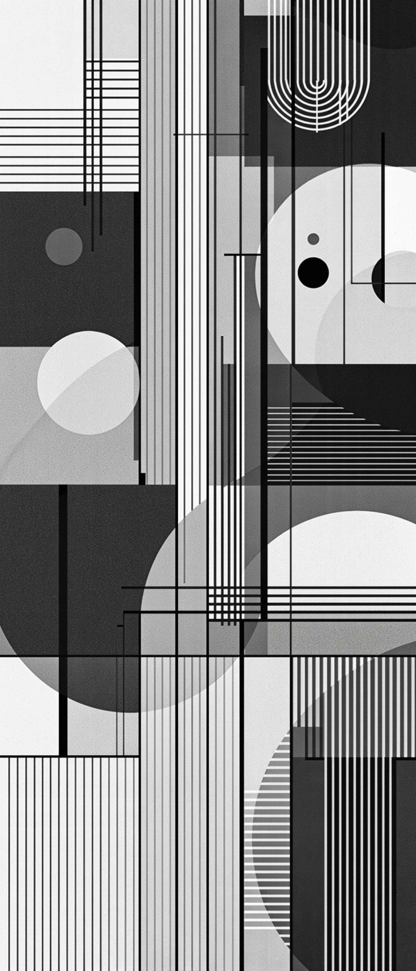 Monochromatic Geometric Abstraction Phone Case Monochromatic Geometric Abstraction Phone Case