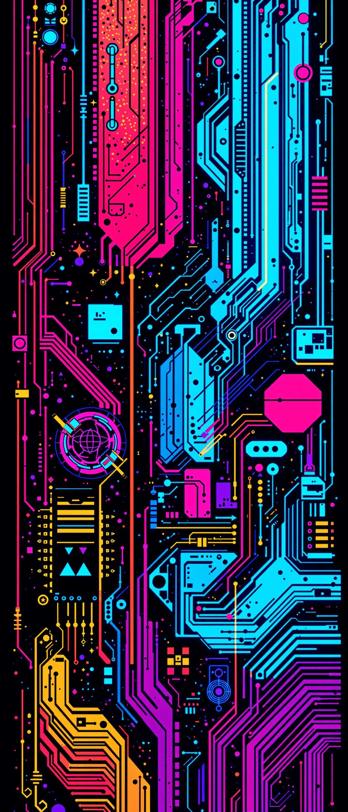 Retro Cyberpunk Circuitry Case Phone Case Retro Cyberpunk Circuitry Case Phone Case