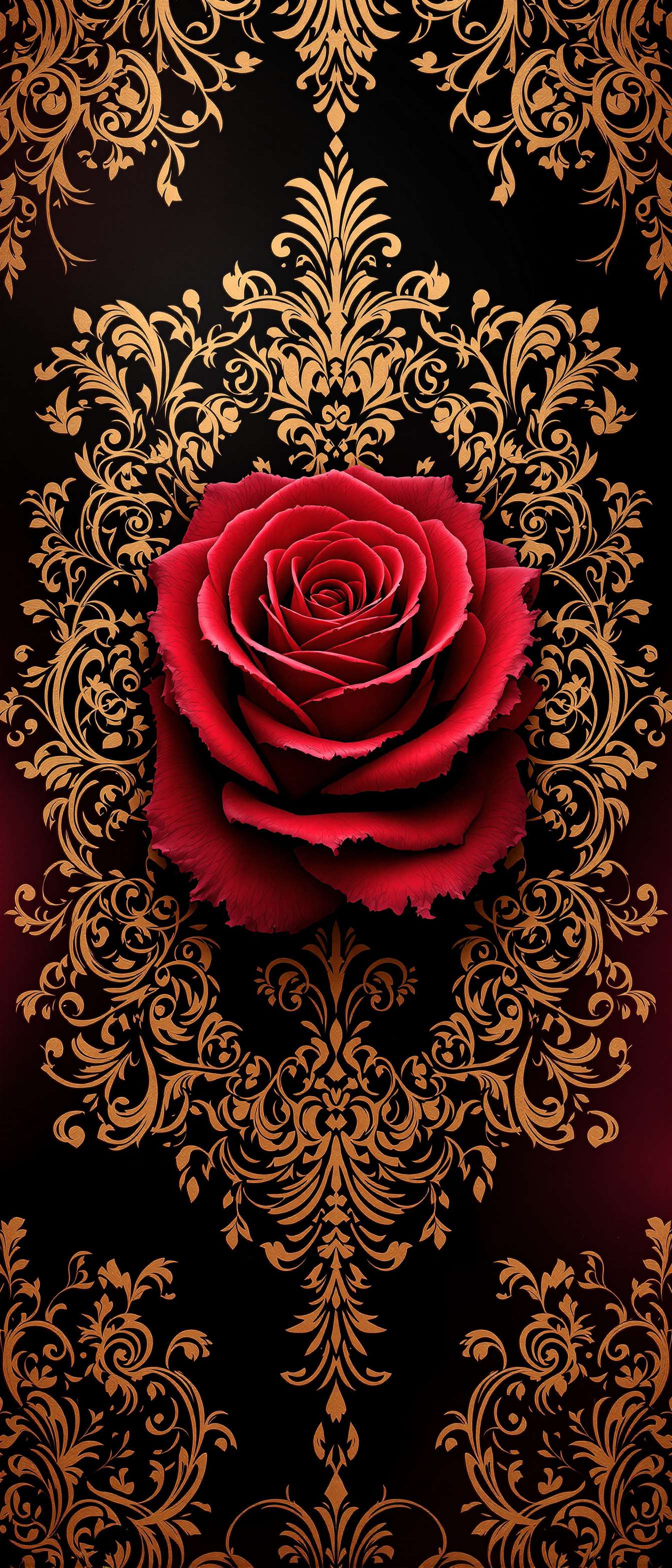 Opulent Rose and Gold Patterns Phone Case Opulent Rose and Gold Patterns Phone Case