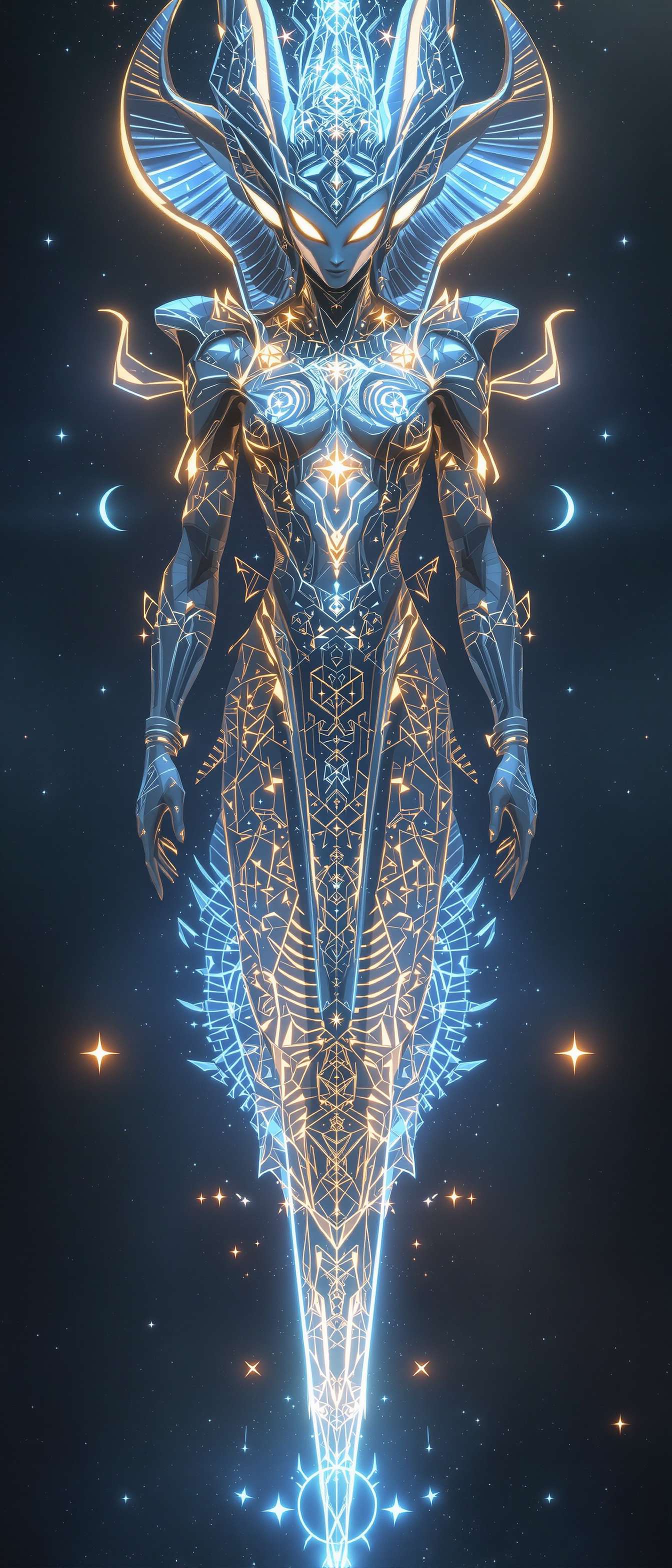 Sumerian Alien God Phone Case