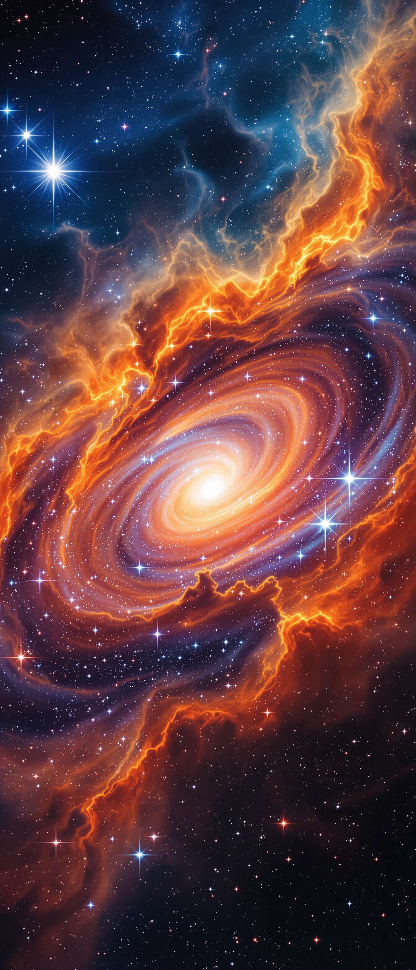 Vibrant Galactic Swirl Phone Case