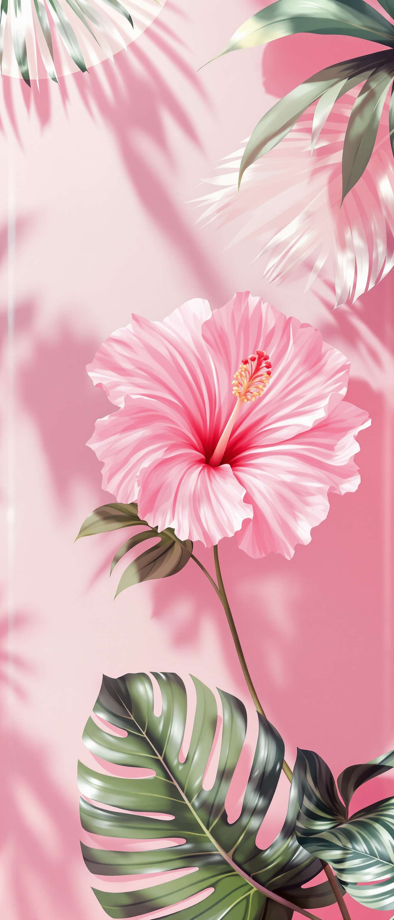 Tropical Hibiscus Phone Case Design