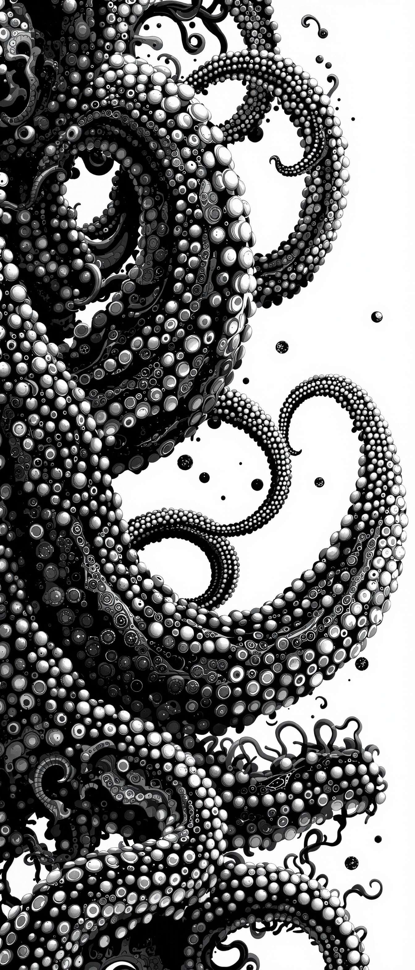Intricate Kraken Tentacles Design Phone Case