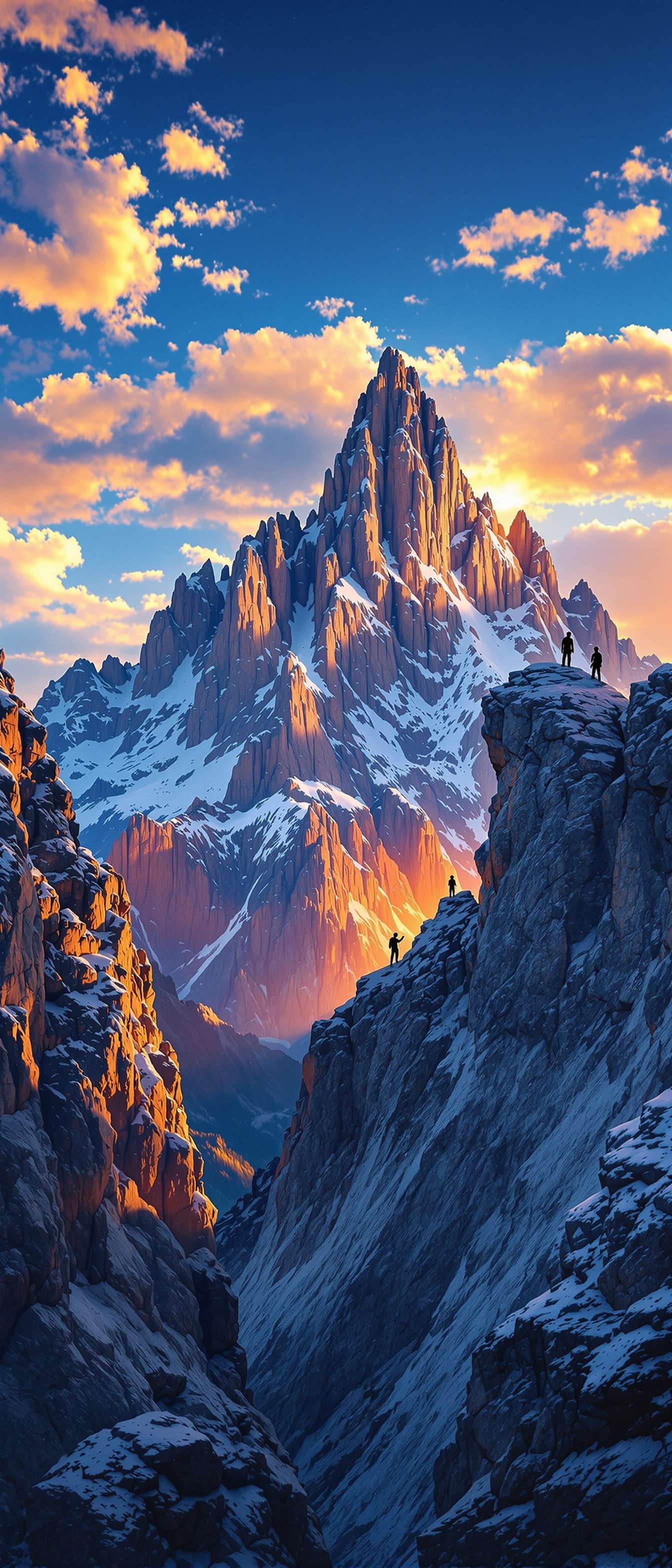 Majestic Peaks for Climbers Phone Case Majestic Peaks for Climbers Phone Case