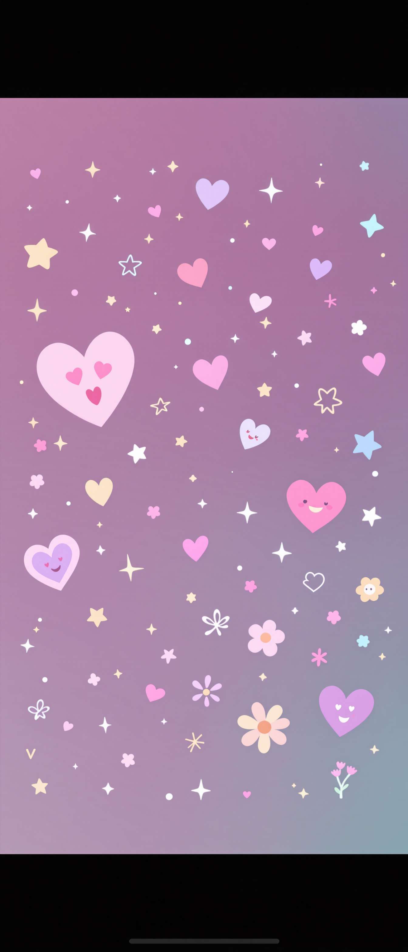 Whimsical Hearts and Stars Design Phone Case Whimsical Hearts and Stars Design Phone Case