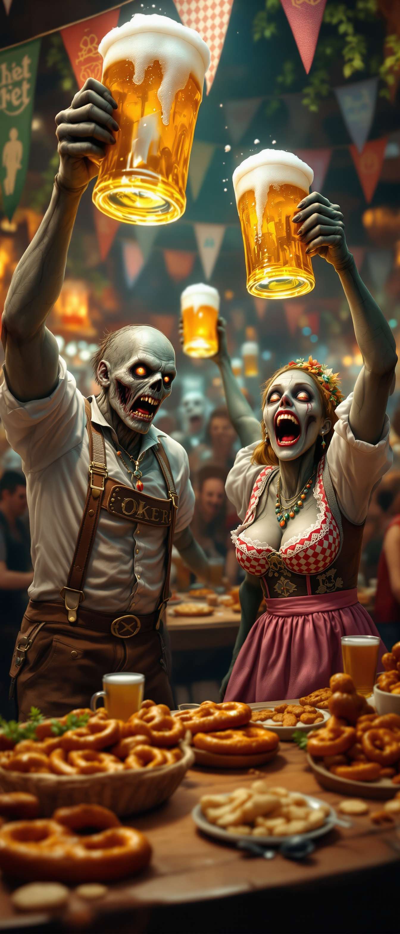 Zombie Festival Beer Bash Phone Case