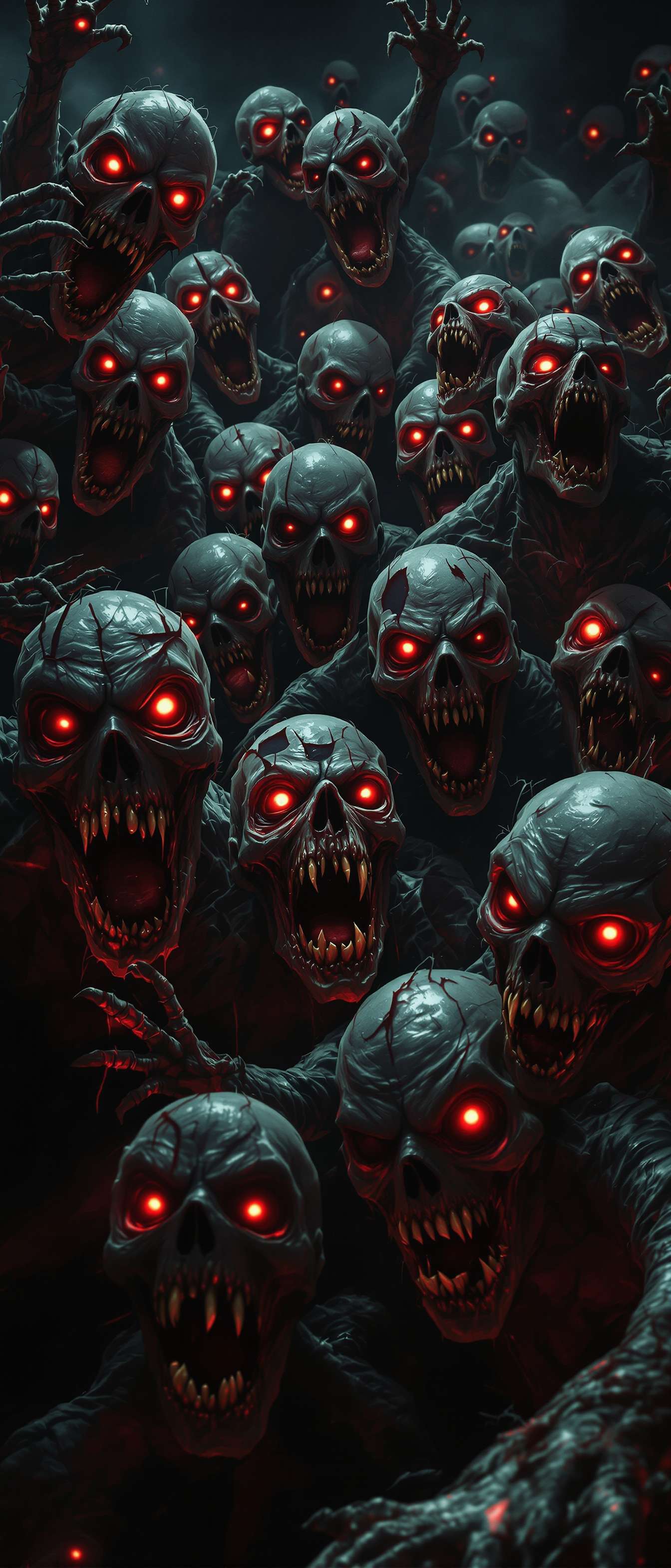 Horde of Luminous Zombies Phone Case