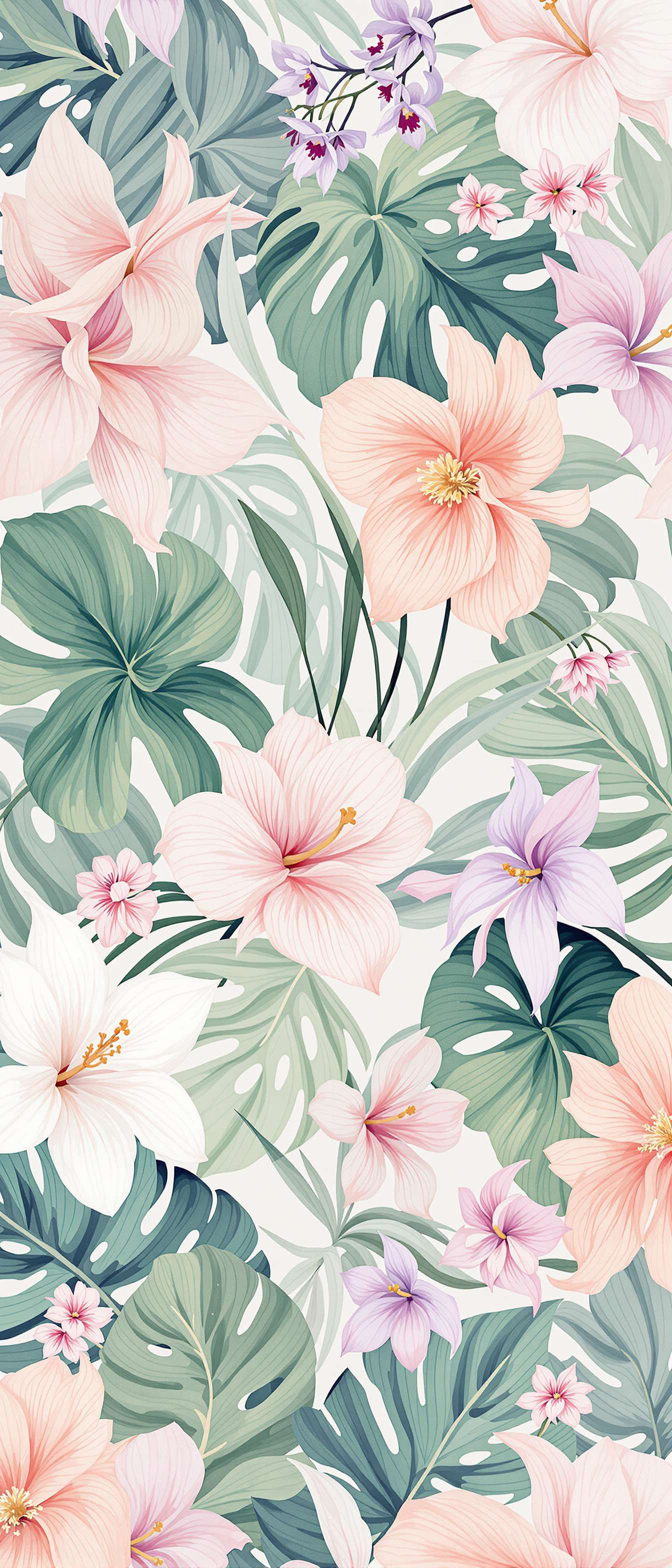 Tropical Floral Harmony Phone Case Tropical Floral Harmony Phone Case