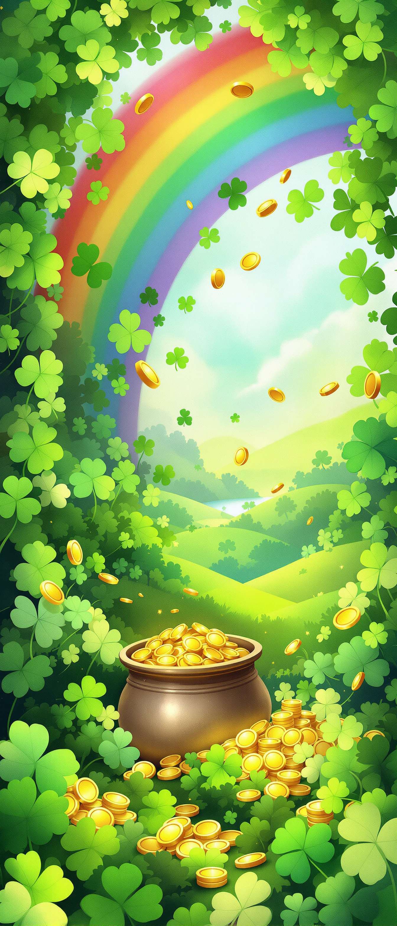 St. Patrick's Day Treasure Scene Phone Case St. Patrick's Day Treasure Scene Phone Case