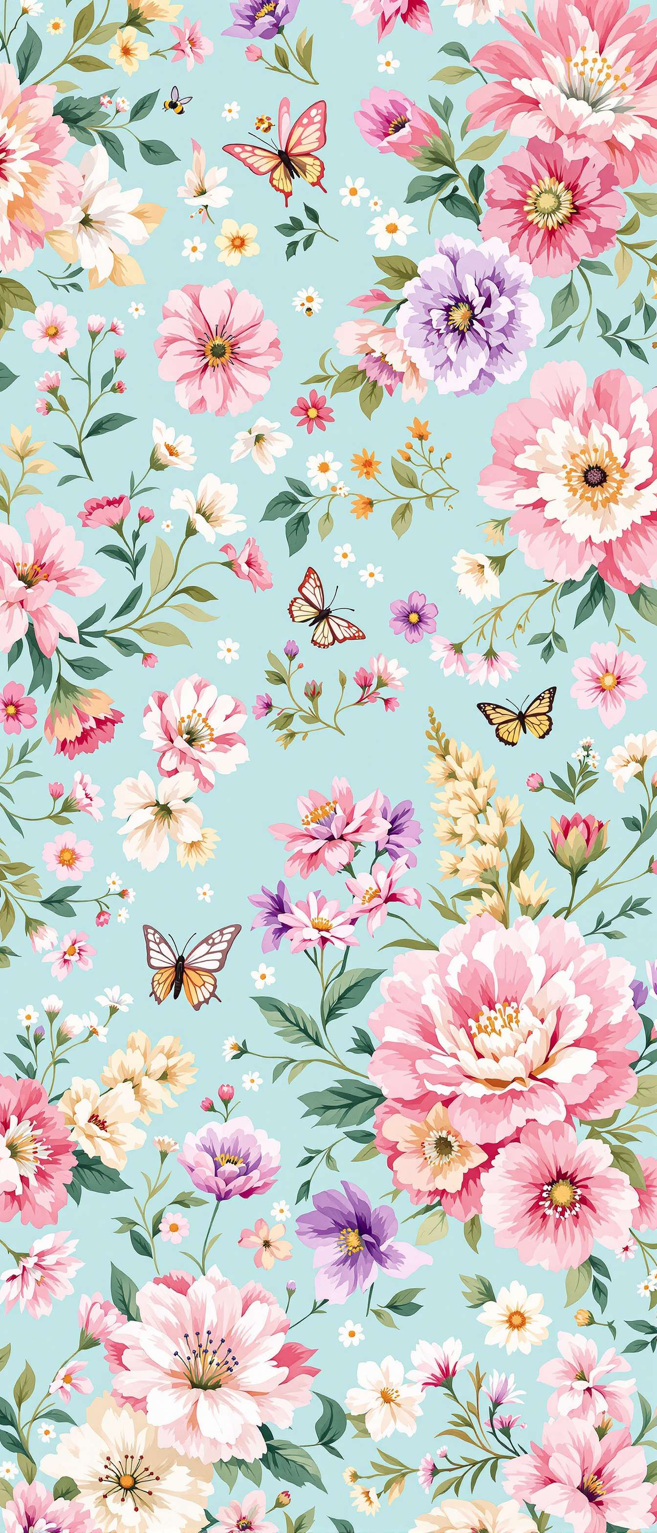 Vibrant Spring Floral Pattern Phone Case Vibrant Spring Floral Pattern Phone Case
