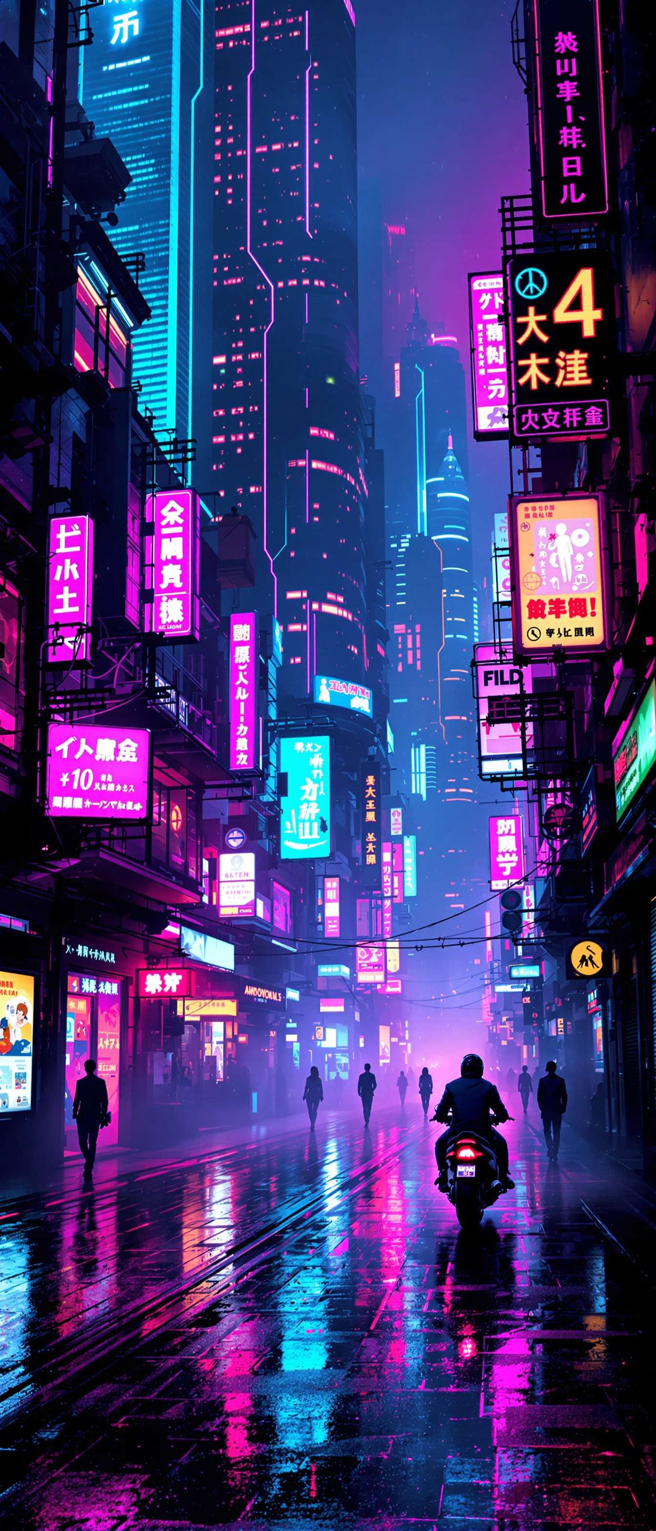 Neon Cyberpunk Cityscape Phone Case Neon Cyberpunk Cityscape Phone Case