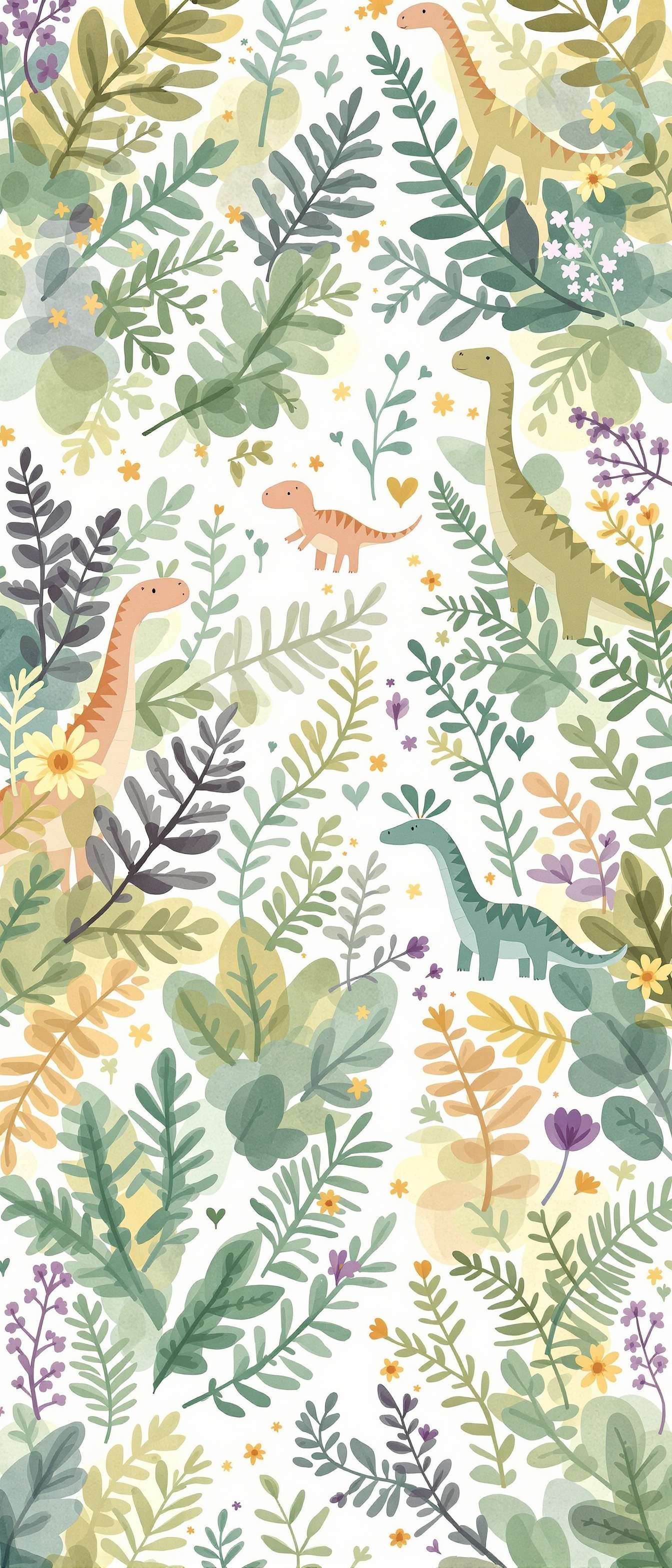Dinosaur Watercolor Pattern Phone Case Dinosaur Watercolor Pattern Phone Case