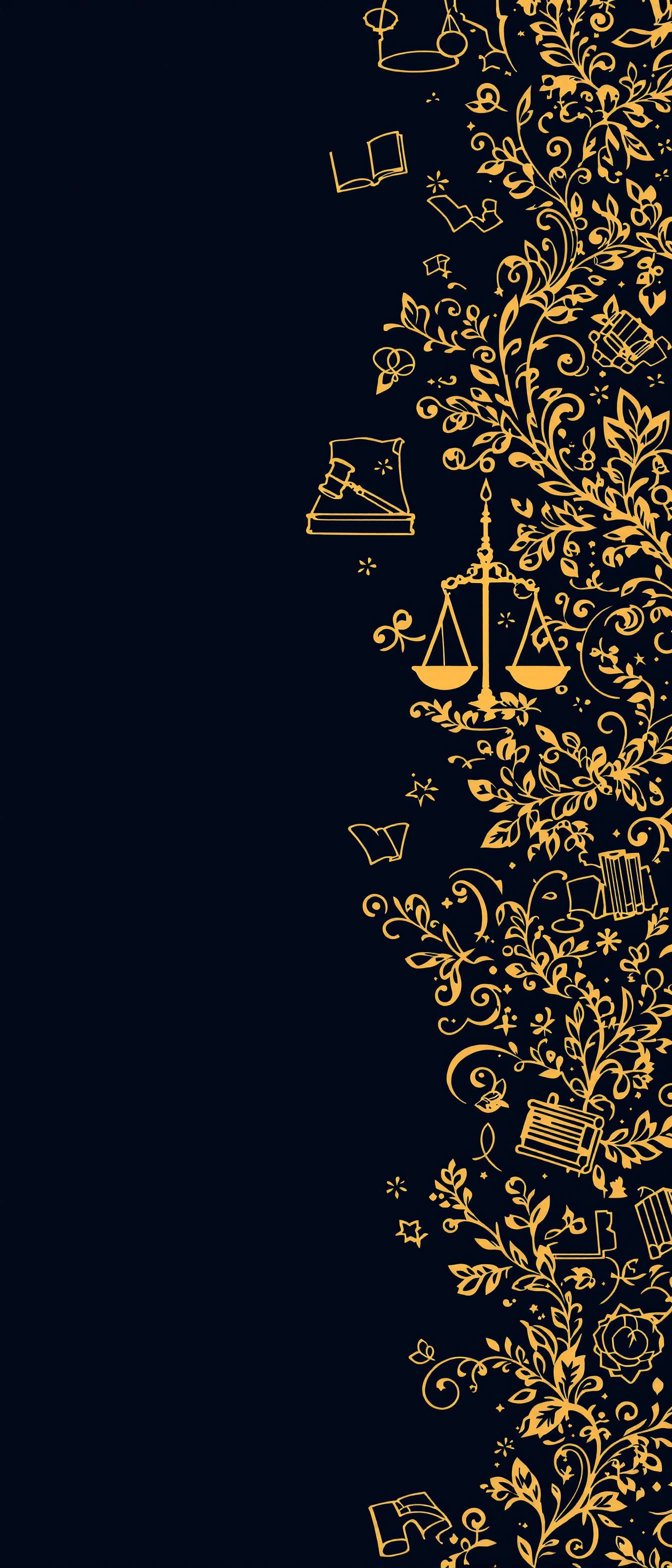 Elegant Law Student Phone Case Elegant Law Student Phone Case