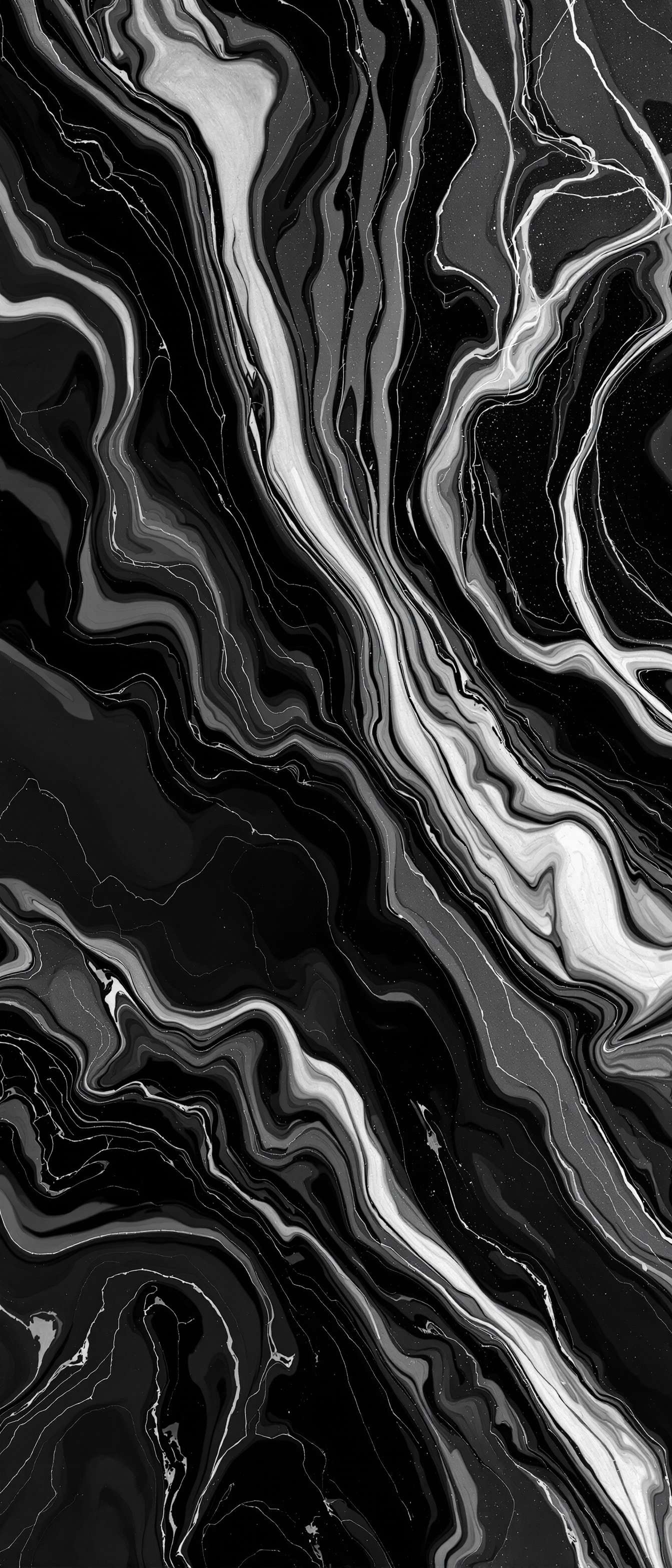Black and White Marble Pattern Phone Case Black and White Marble Pattern Phone Case