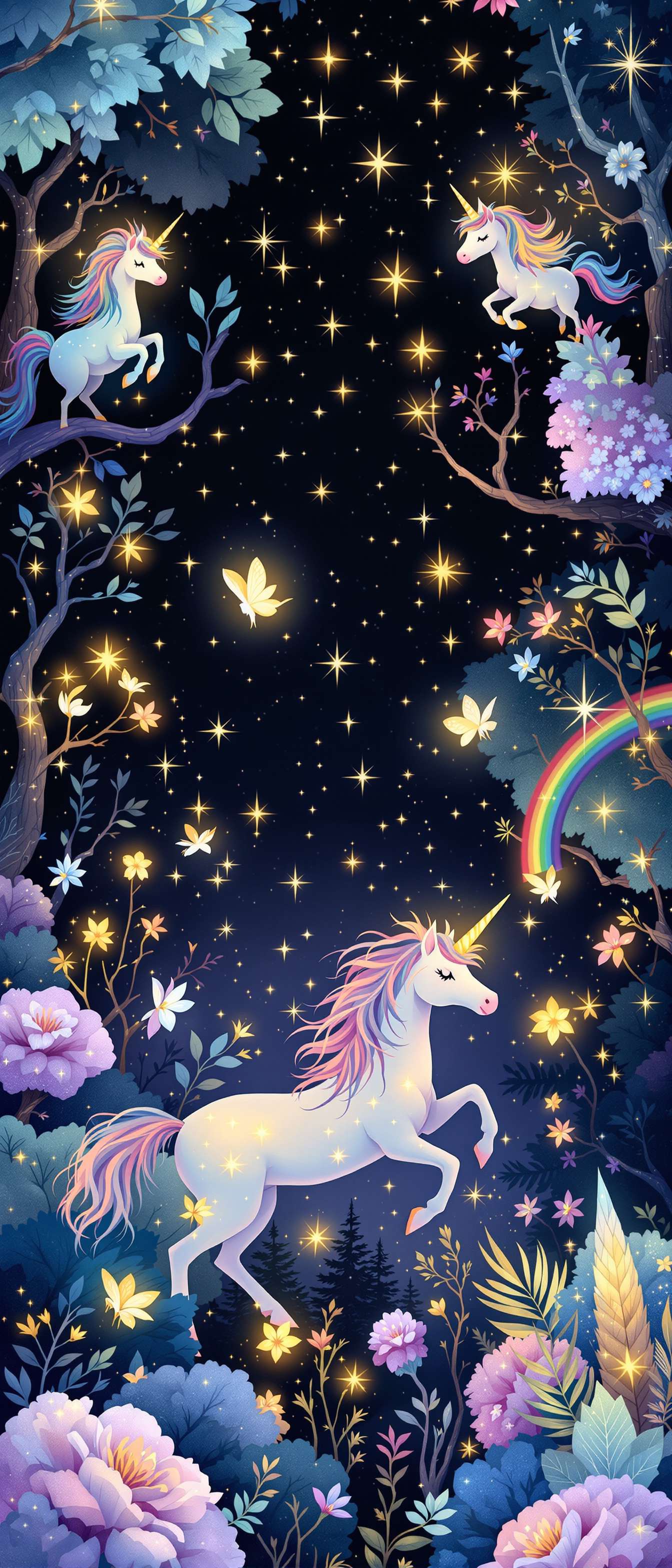 Whimsical Unicorn Fantasy Scene Phone Case Whimsical Unicorn Fantasy Scene Phone Case