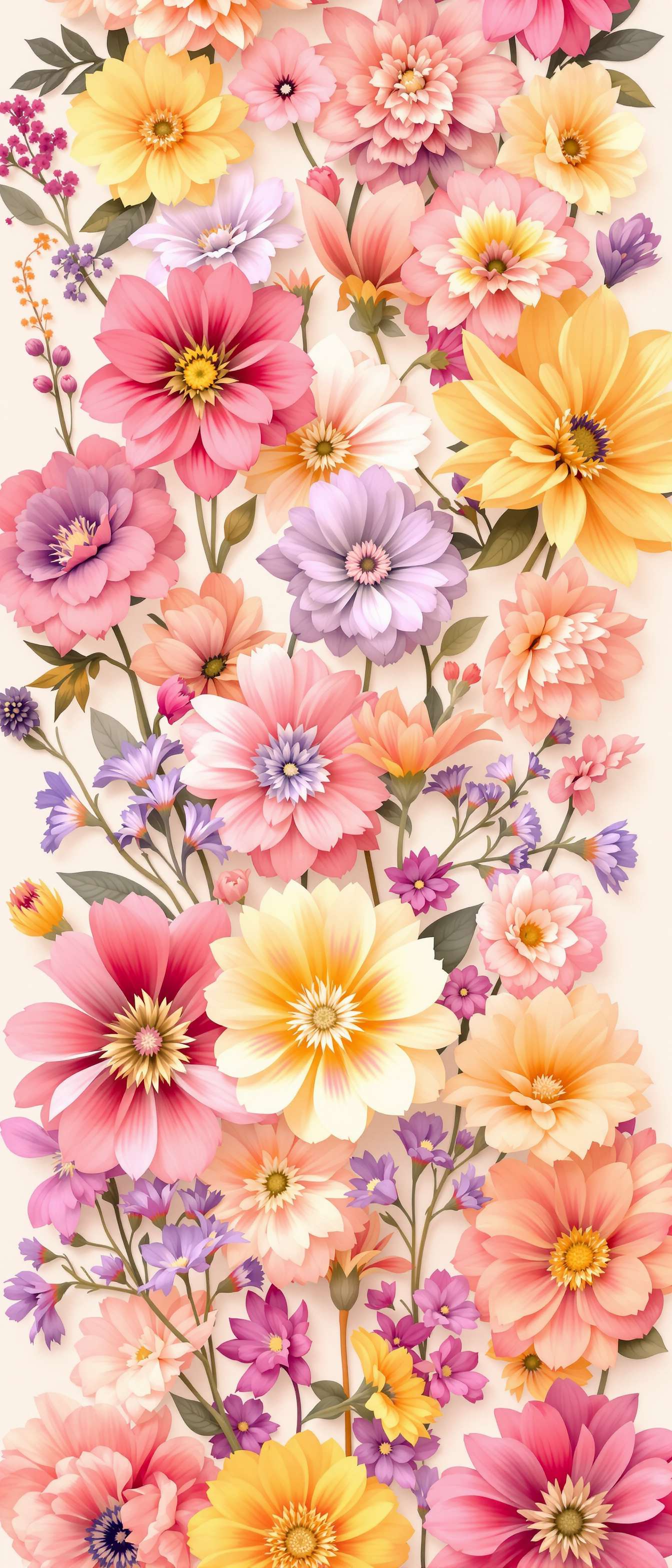 Blooming Floral Design Phone Case Blooming Floral Design Phone Case