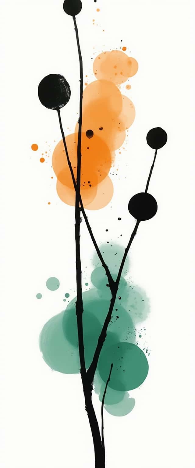 Abstract Floral Minimalism Phone Case Abstract Floral Minimalism Phone Case