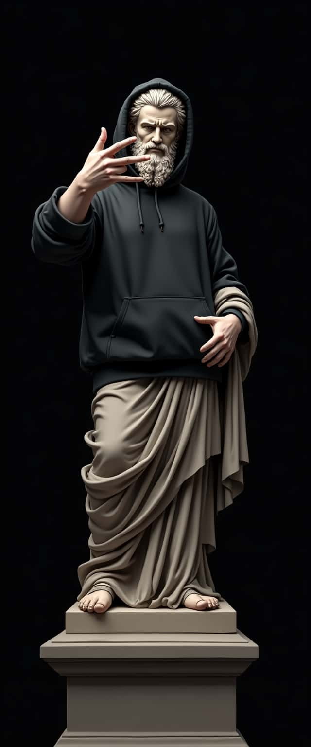 Greek Statue in Modern Attire Phone Case Greek Statue in Modern Attire Phone Case