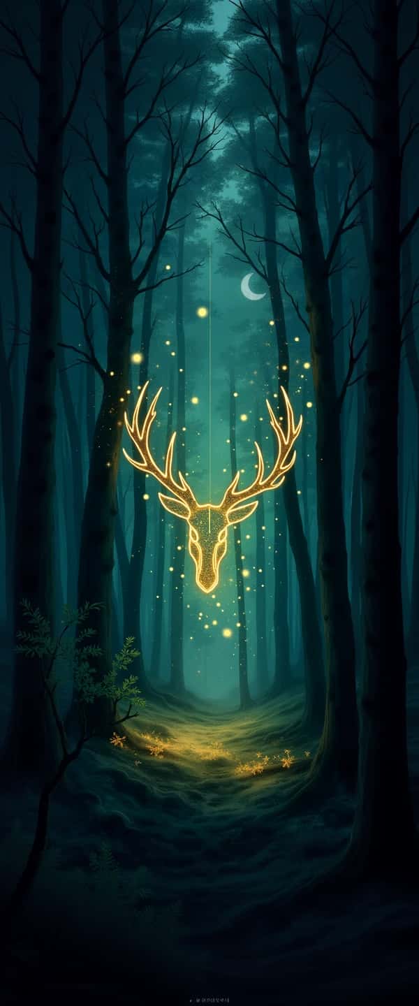 Mystical Forest Nightscape Phone Case